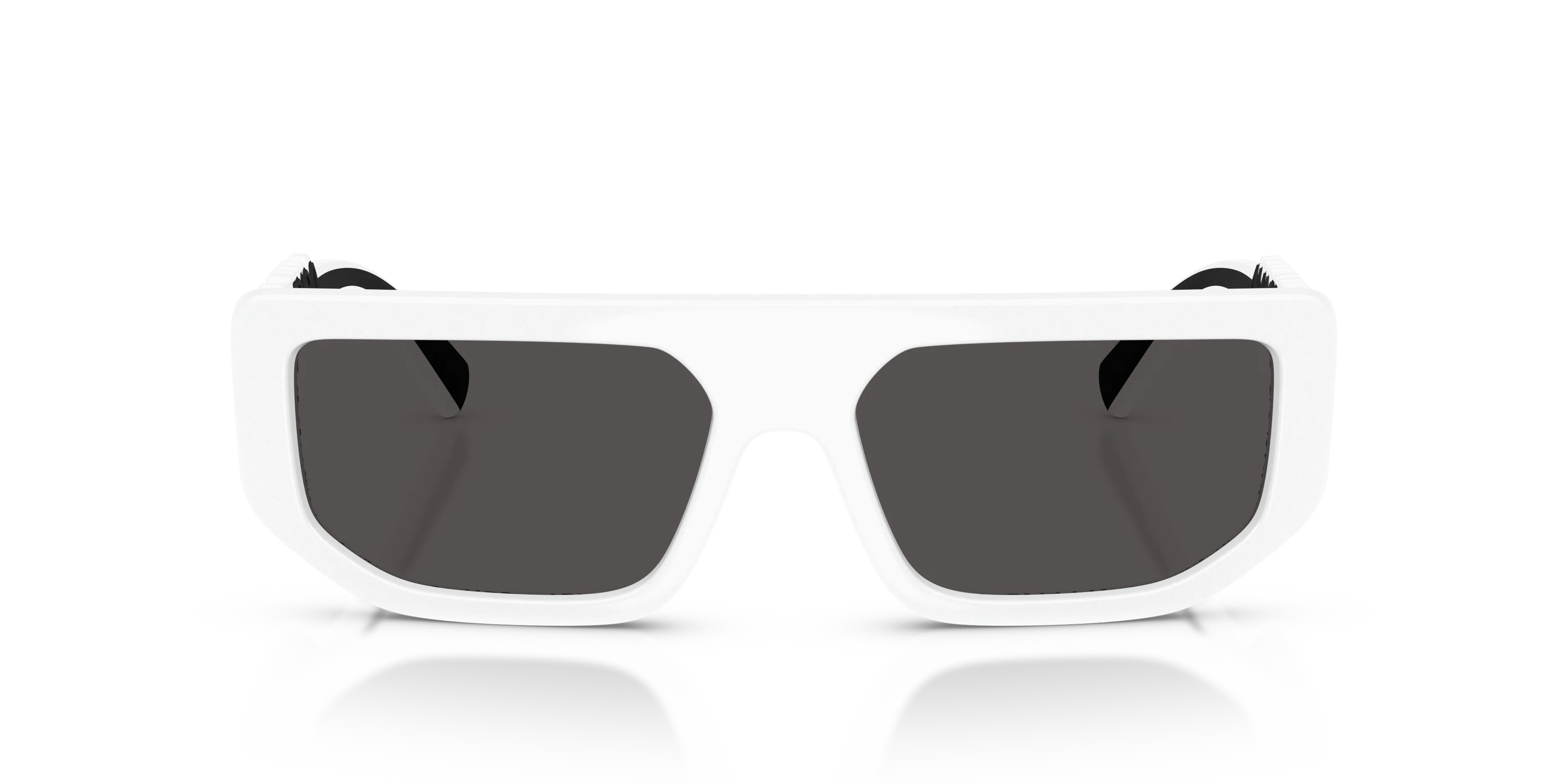 Dolce & Gabbana DG6203 331287 Occhiali da sole Iniettato Bianco Grigio Squadrata Normale - immagine 3