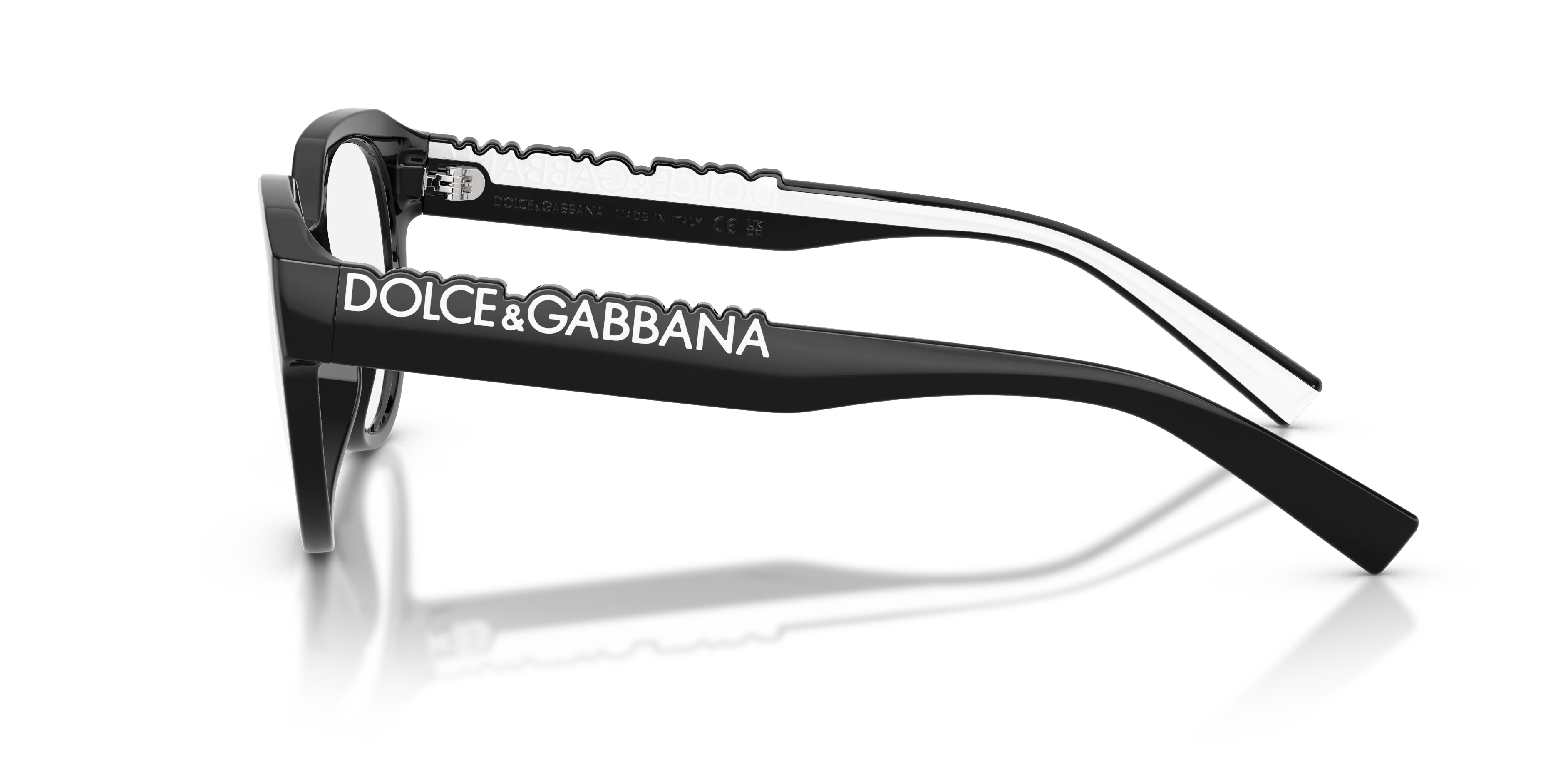 Dolce & Gabbana DG5113 501 Montature da vista Iniettato Nero Pantos Normale - immagine 4