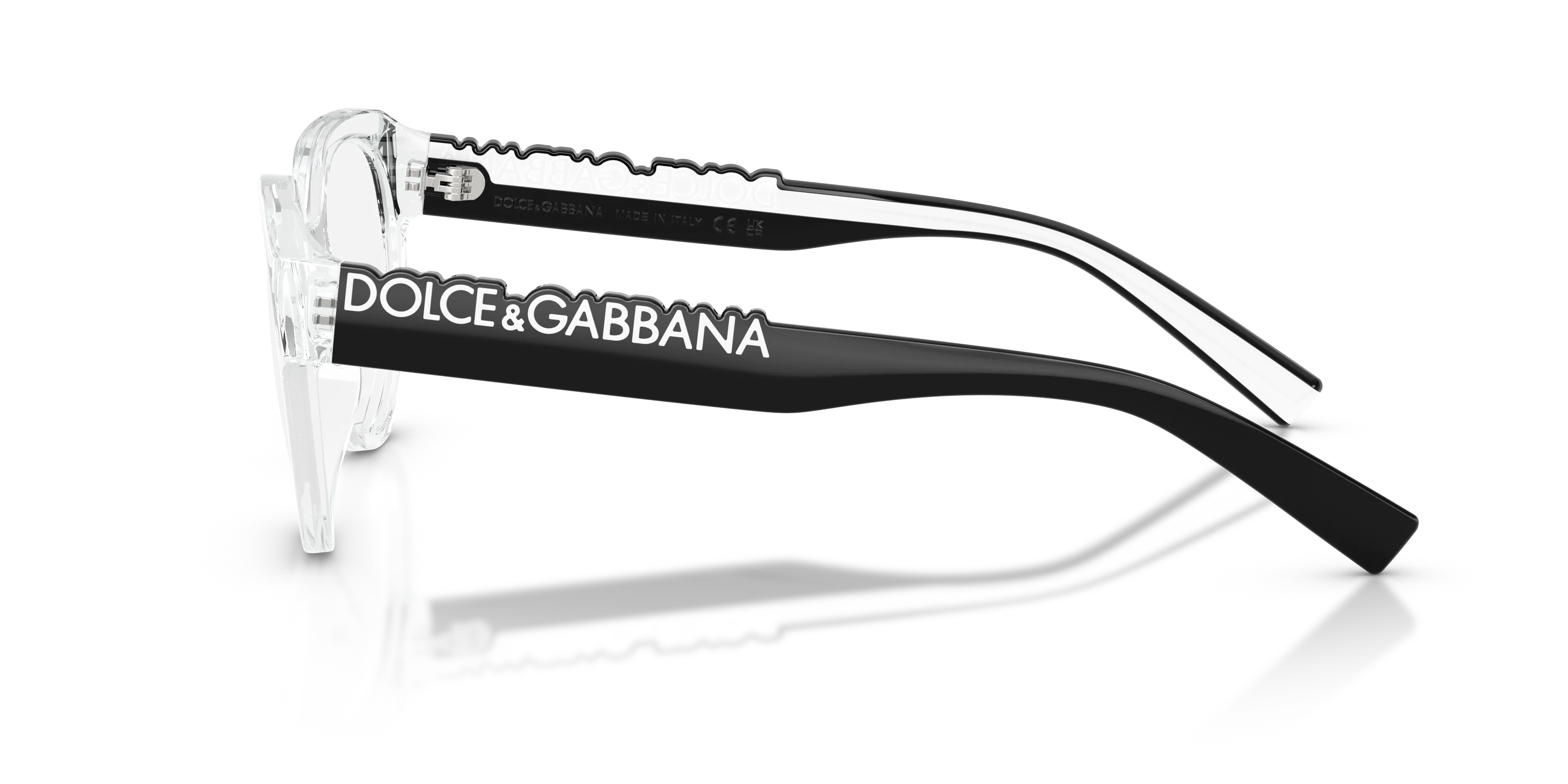 Dolce & Gabbana DG5113 3133 Montature da vista Iniettato Trasparente Pantos Normale - immagine 4