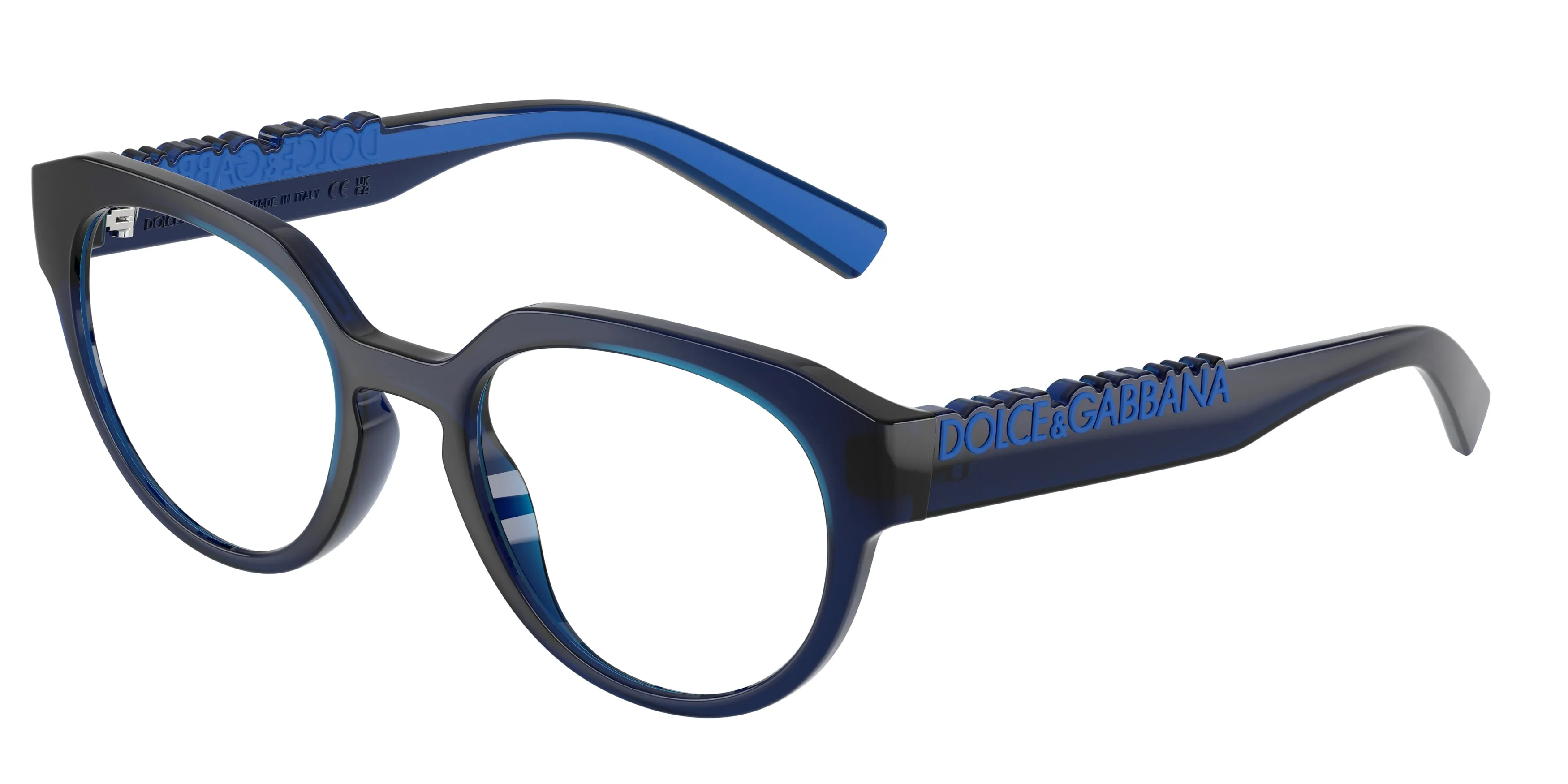 Dolce & Gabbana DG5113 3009 Montature da vista Iniettato Blu Pantos Normale - immagine 1