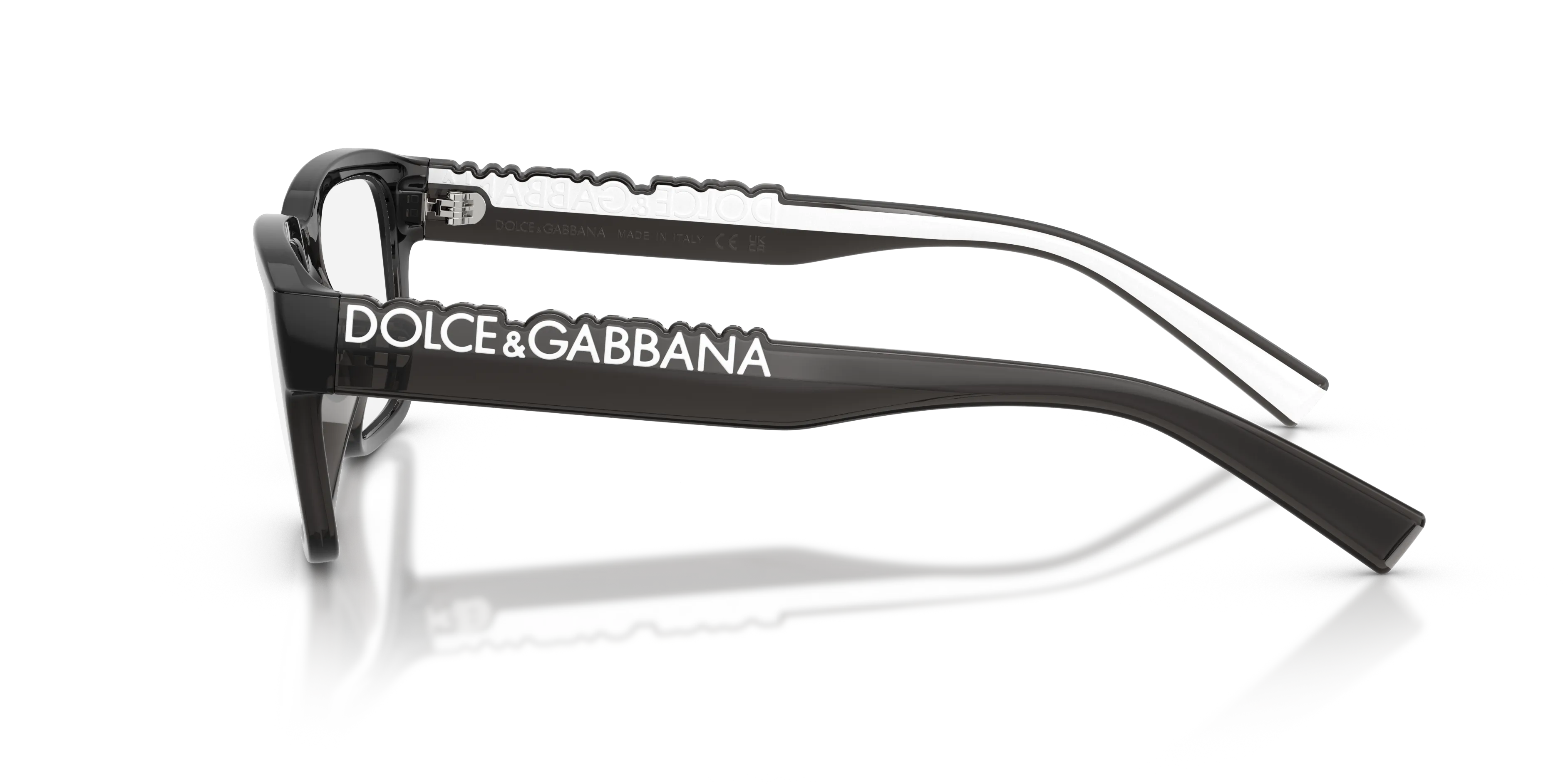 Dolce & Gabbana DG5112 3160 Montature da vista Iniettato Grigio Squadrata Normale - immagine 4