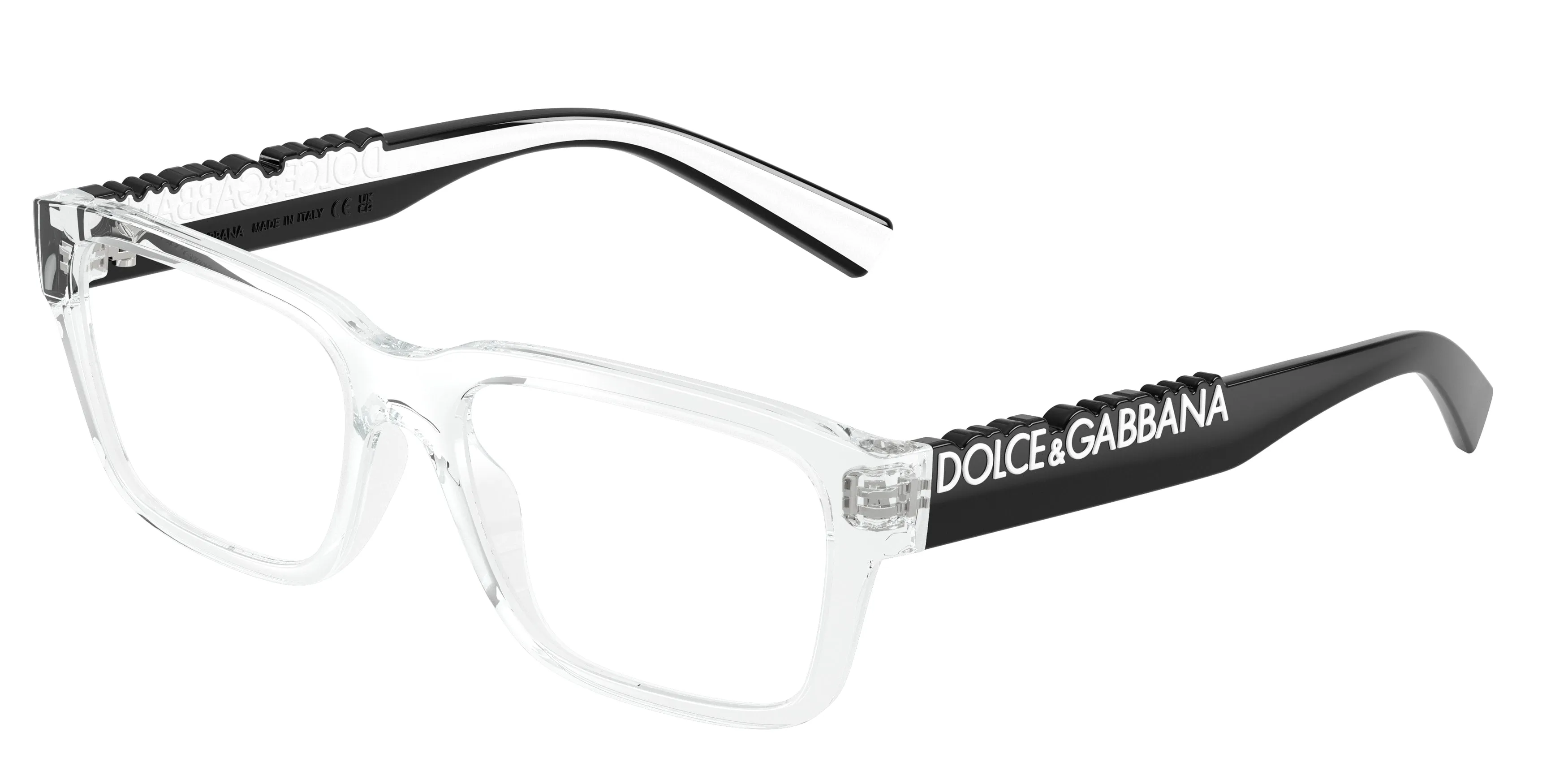 Dolce & Gabbana DG5112 3133 Montature da vista Iniettato Trasparente Squadrata Normale - immagine 1