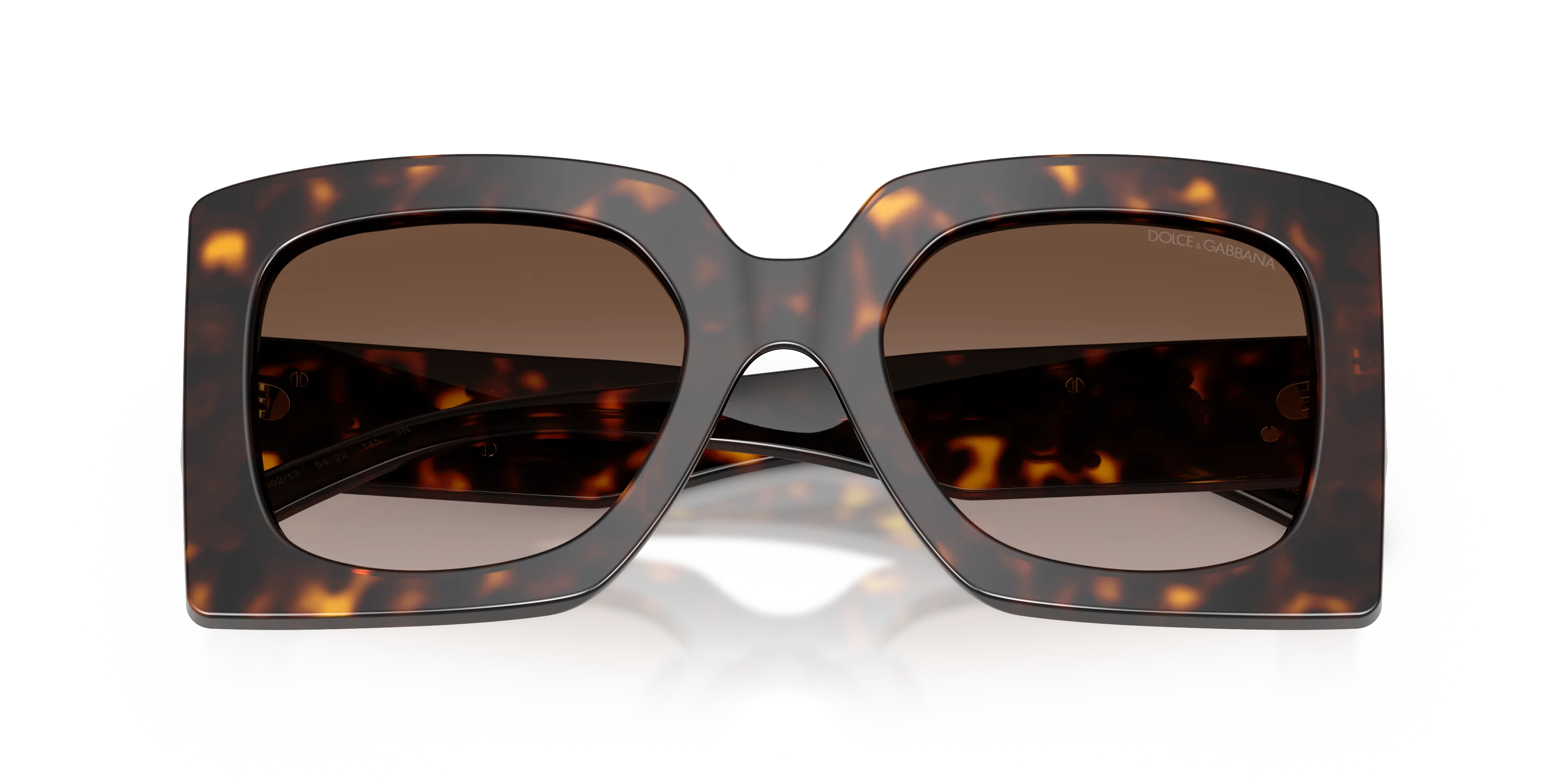 Dolce & Gabbana DG4525B 502/13 Occhiali da sole Acetato Tartaruga Marrone Squadrata Normale Sfumato - immagine 2