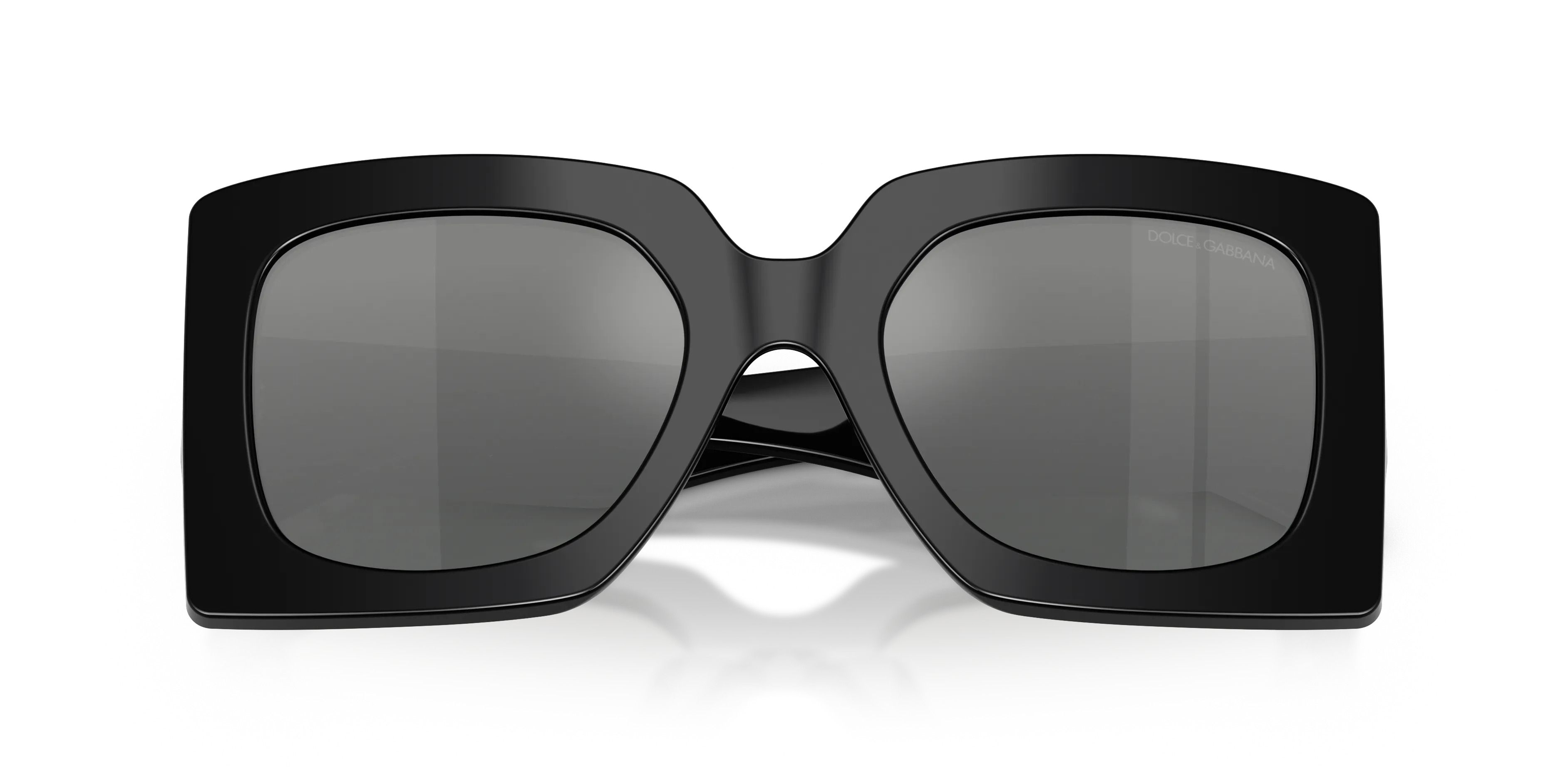 Dolce & Gabbana DG4525B 501/88 Occhiali da sole Acetato Nero Grigio Squadrata Normale Sfumato - immagine 2