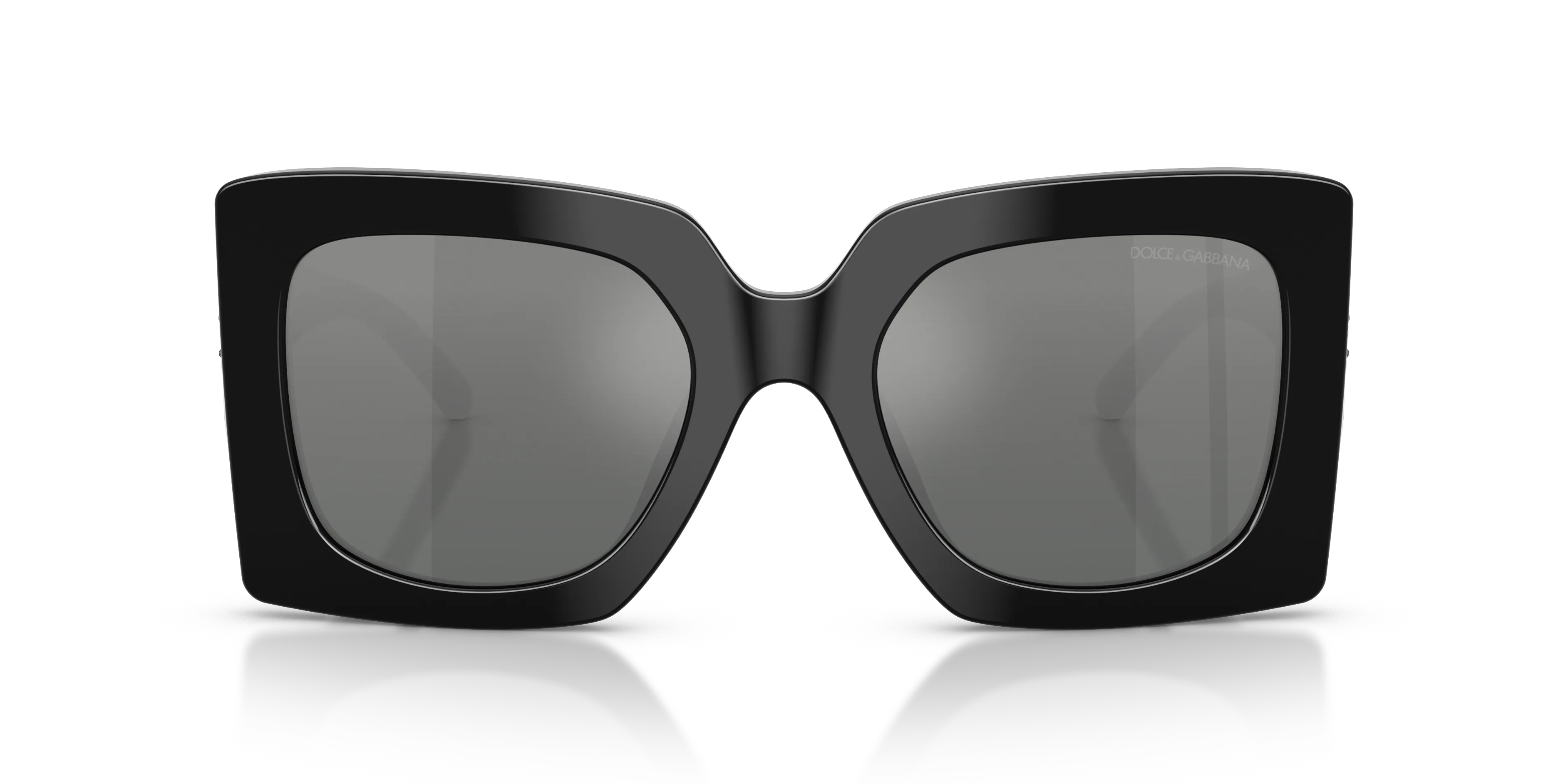 Dolce & Gabbana DG4525B 501/88 Occhiali da sole Acetato Nero Grigio Squadrata Normale Sfumato - immagine 3