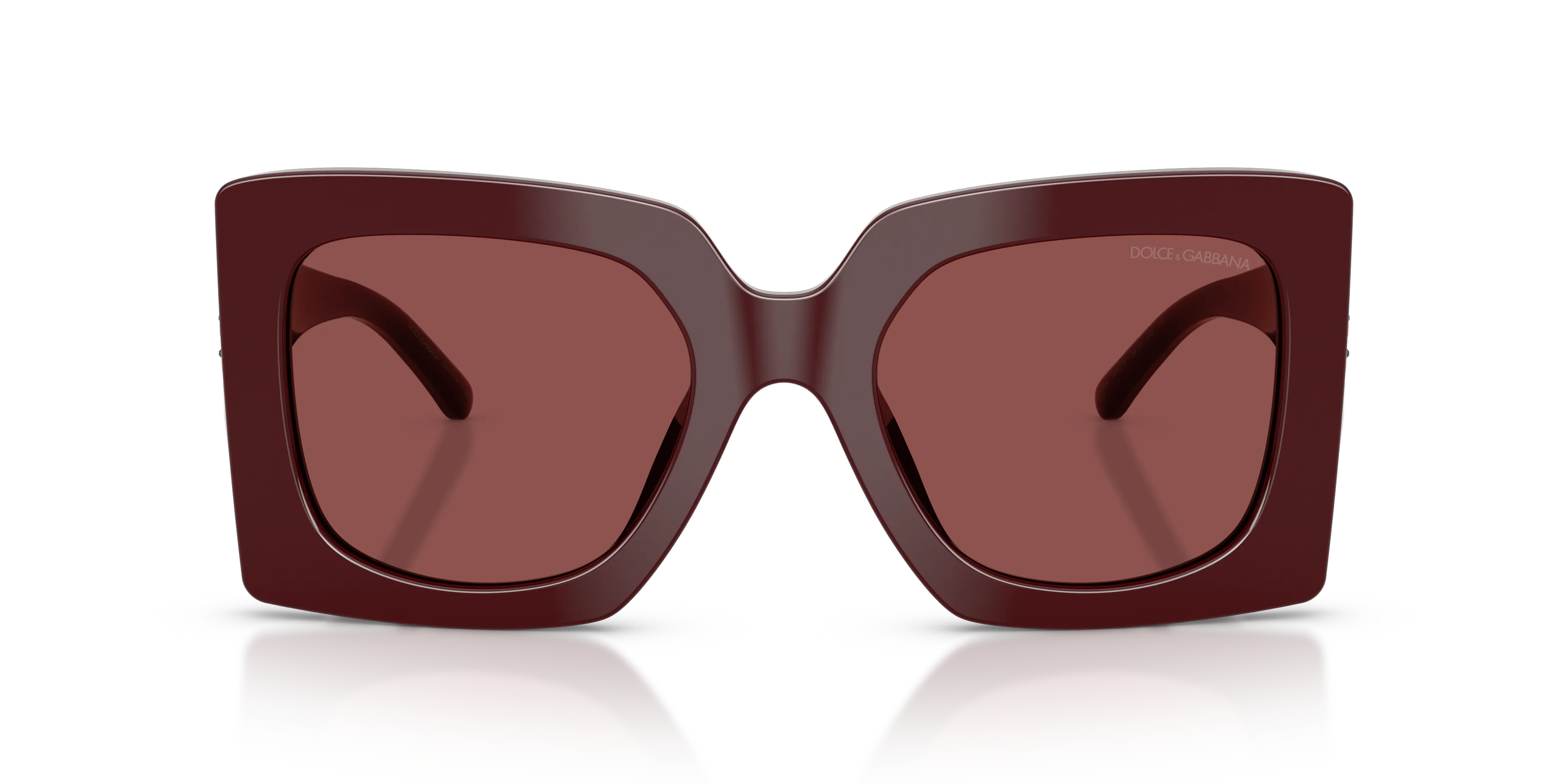 Dolce & Gabbana DG4525B 309175 Occhiali da sole Acetato Rosso Viola Squadrata Normale - immagine 3