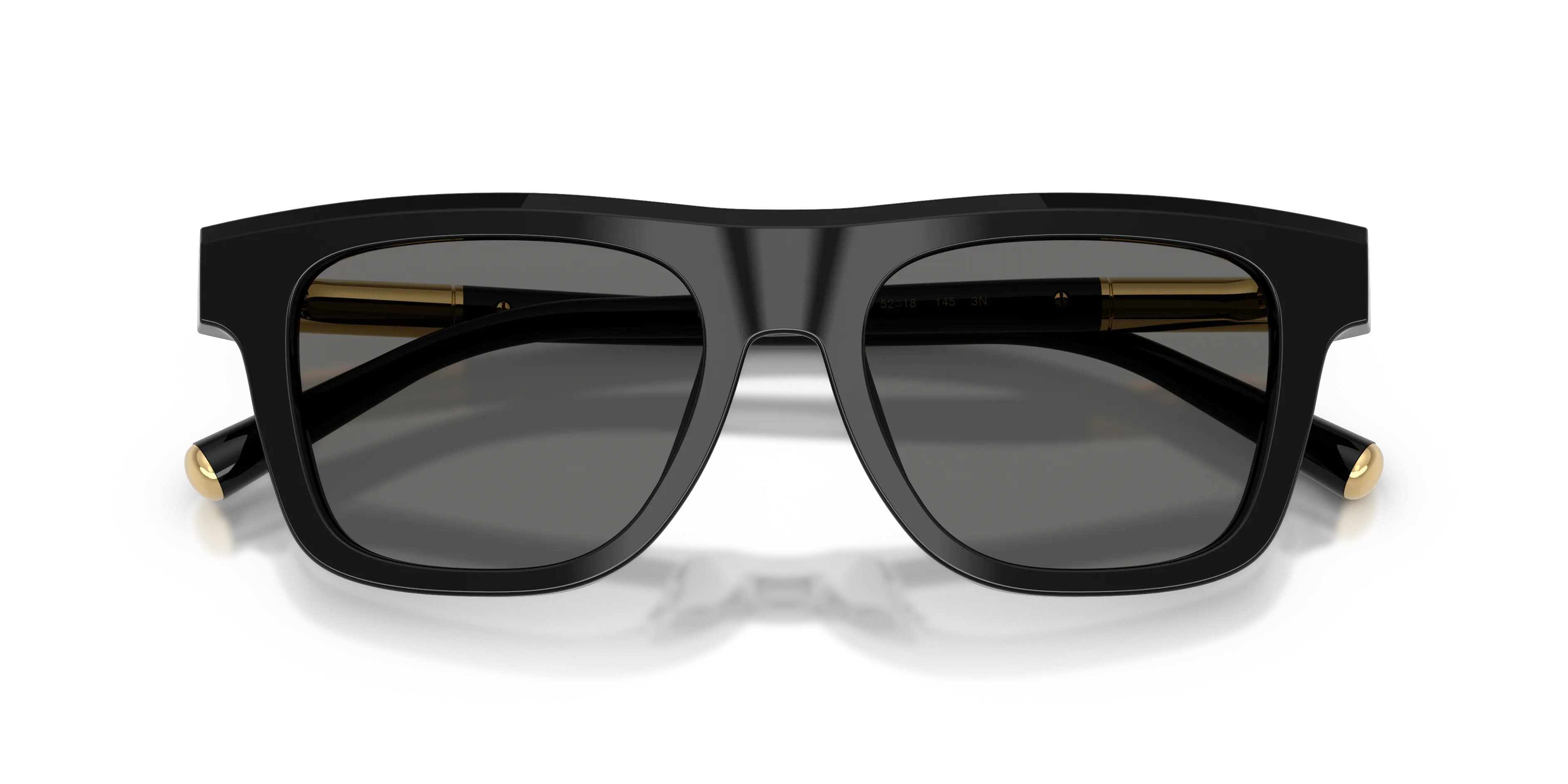 Dolce & Gabbana DG4521 501/1 Occhiali da sole Acetato Nero Grigio Squadrata Normale - immagine 2
