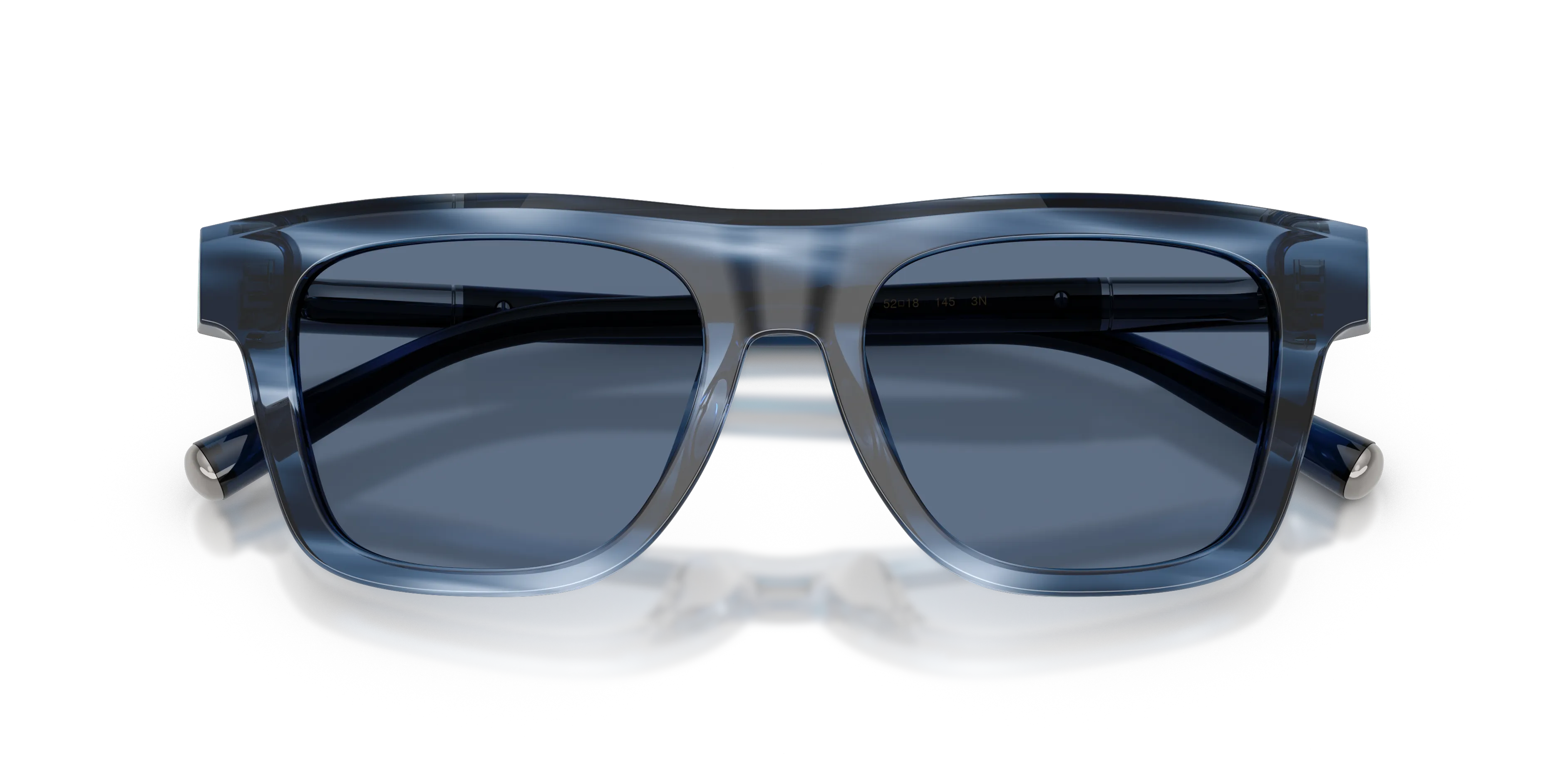 Dolce & Gabbana DG4521 344880 Occhiali da sole Acetato Blu Blu Squadrata Normale - immagine 2
