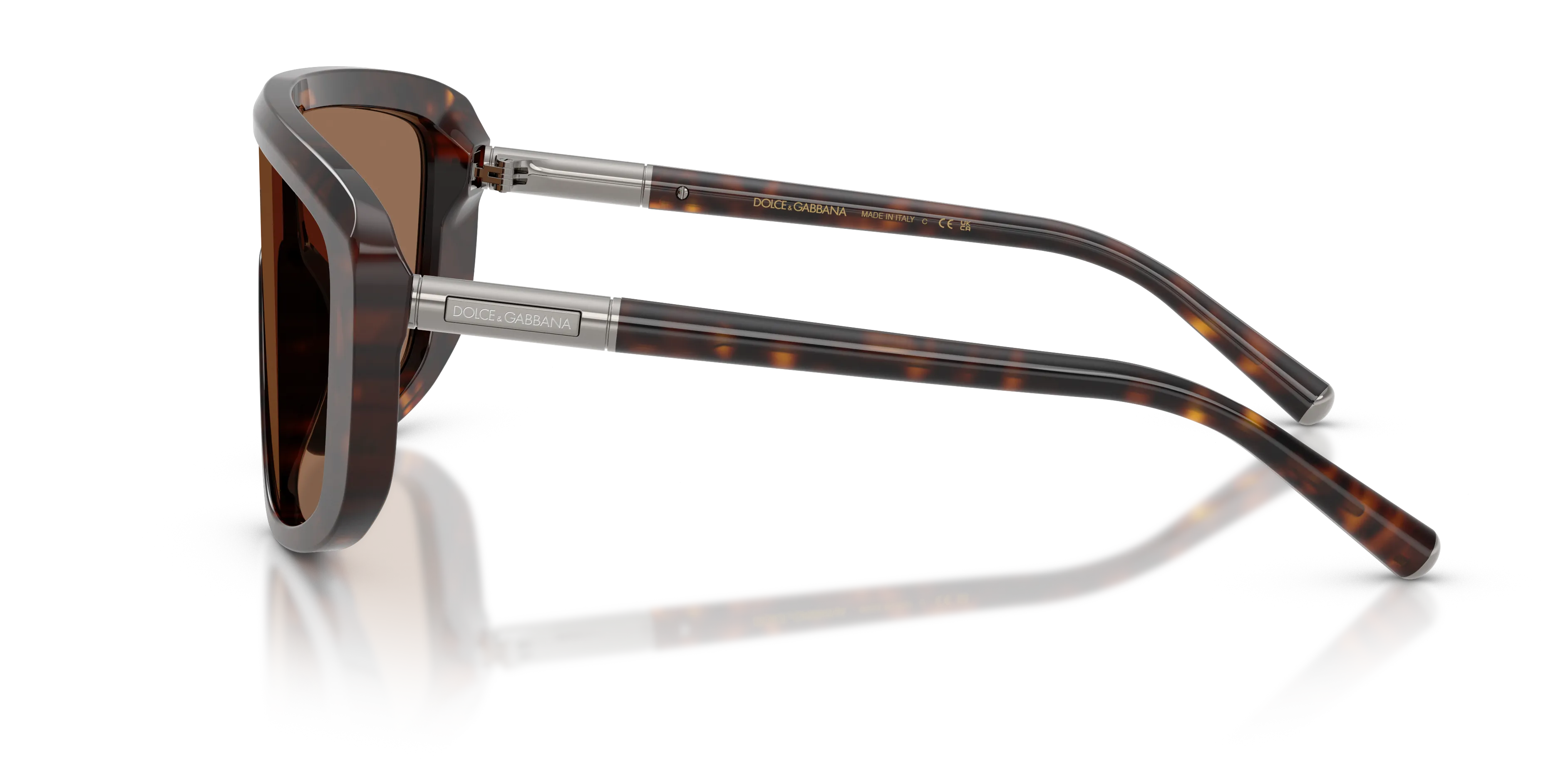 Dolce & Gabbana DG4520 502/73 Occhiali da sole Acetato Tartaruga Marrone Squadrata Normale - immagine 4