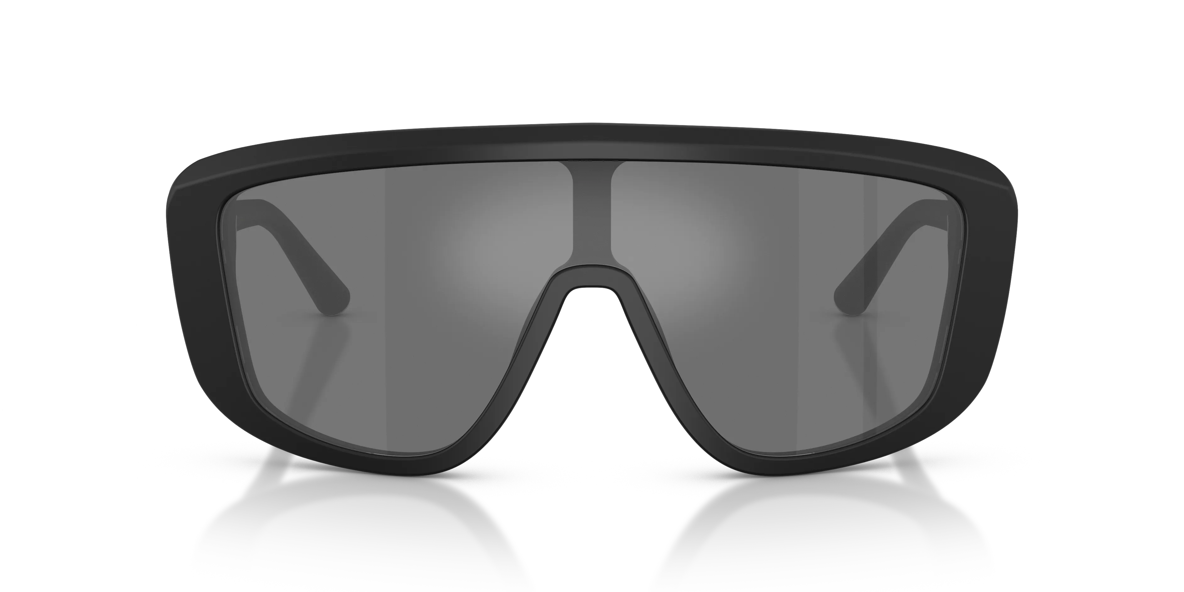 Dolce & Gabbana DG4520 25256G Occhiali da sole Acetato Nero Grigio Squadrata Specchiate - immagine 3