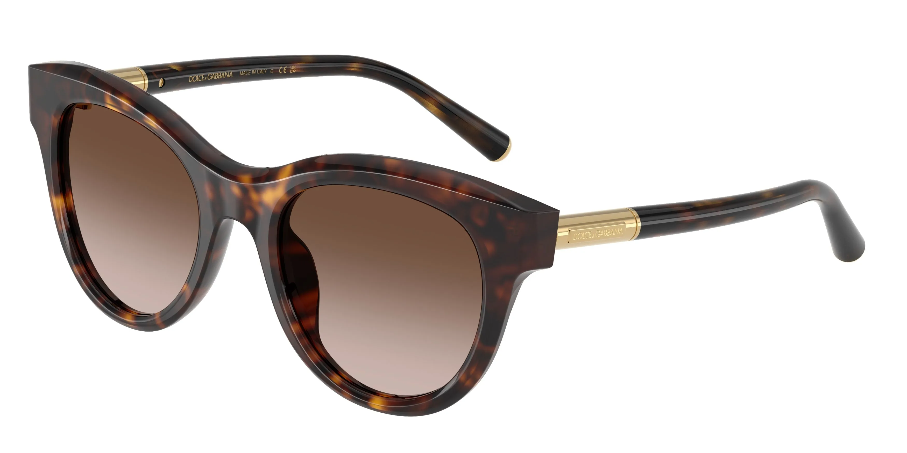 Dolce & Gabbana DG4518 502/13 Occhiali da sole Acetato Tartaruga Marrone Pantos Normale Sfumato - immagine 1