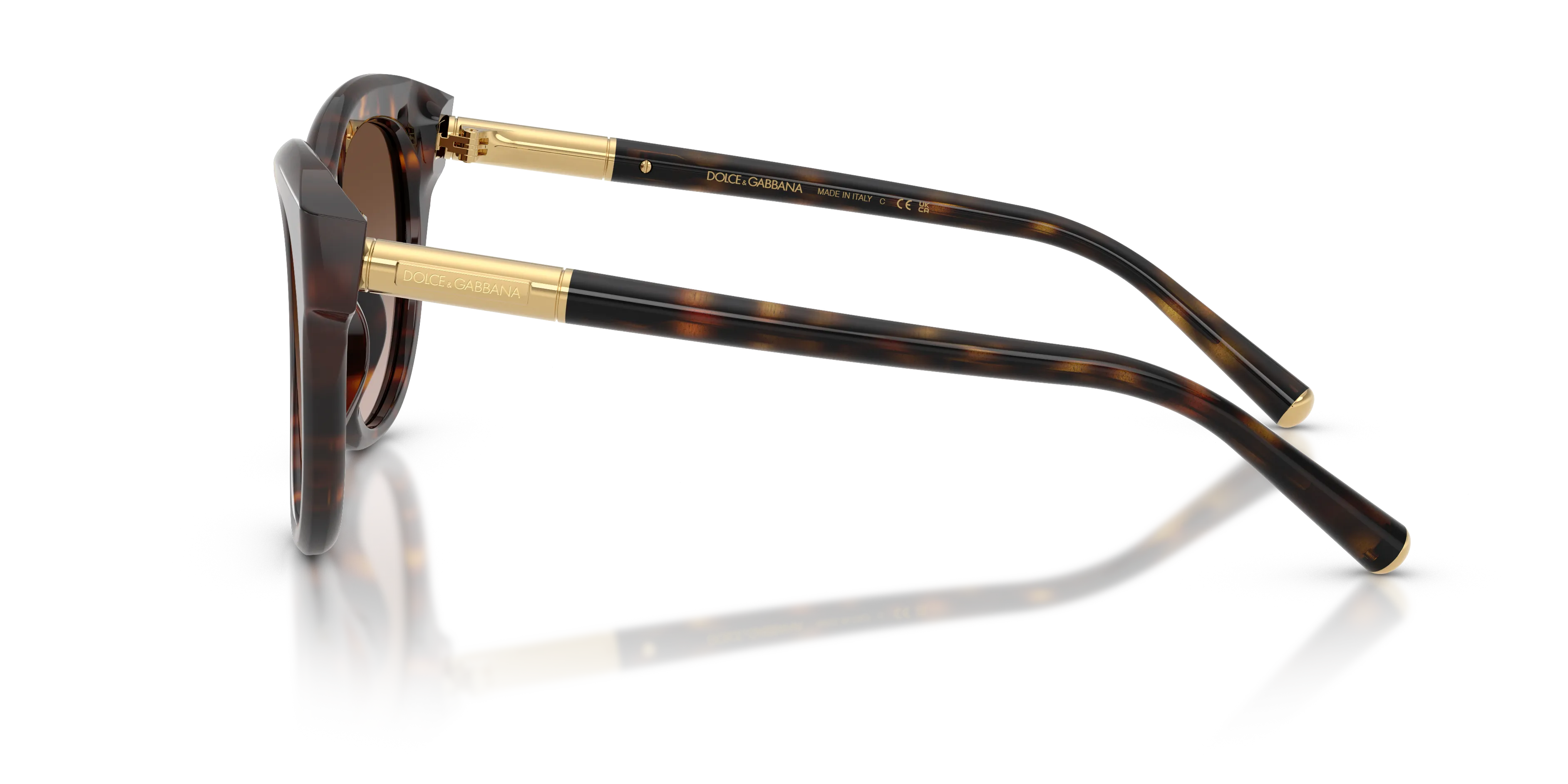 Dolce & Gabbana DG4518 502/13 Occhiali da sole Acetato Tartaruga Marrone Pantos Normale Sfumato - immagine 4