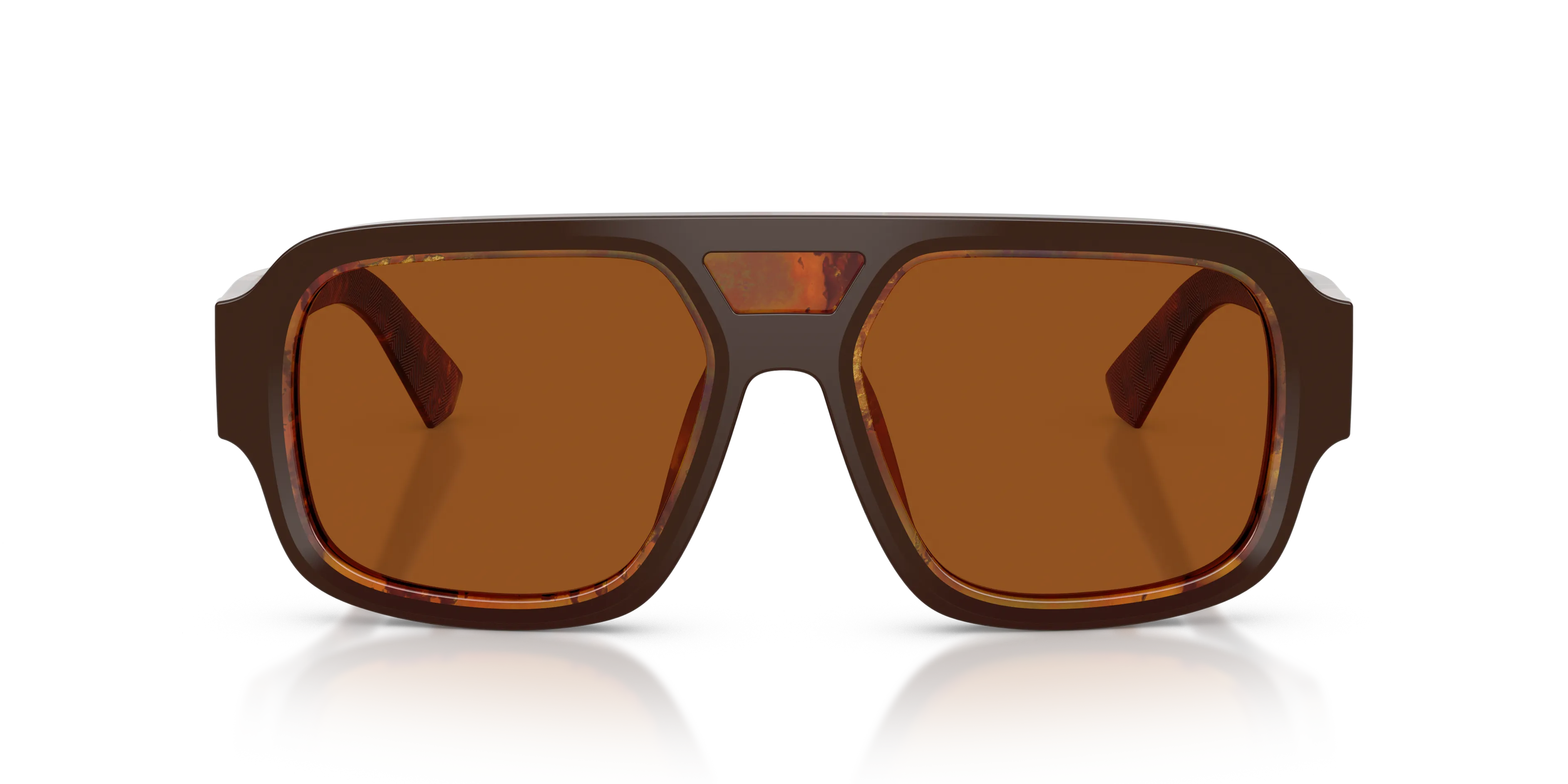 Dolce & Gabbana DG4516 345673 Occhiali da sole Acetato Marrone Marrone Squadrata Normale - immagine 3