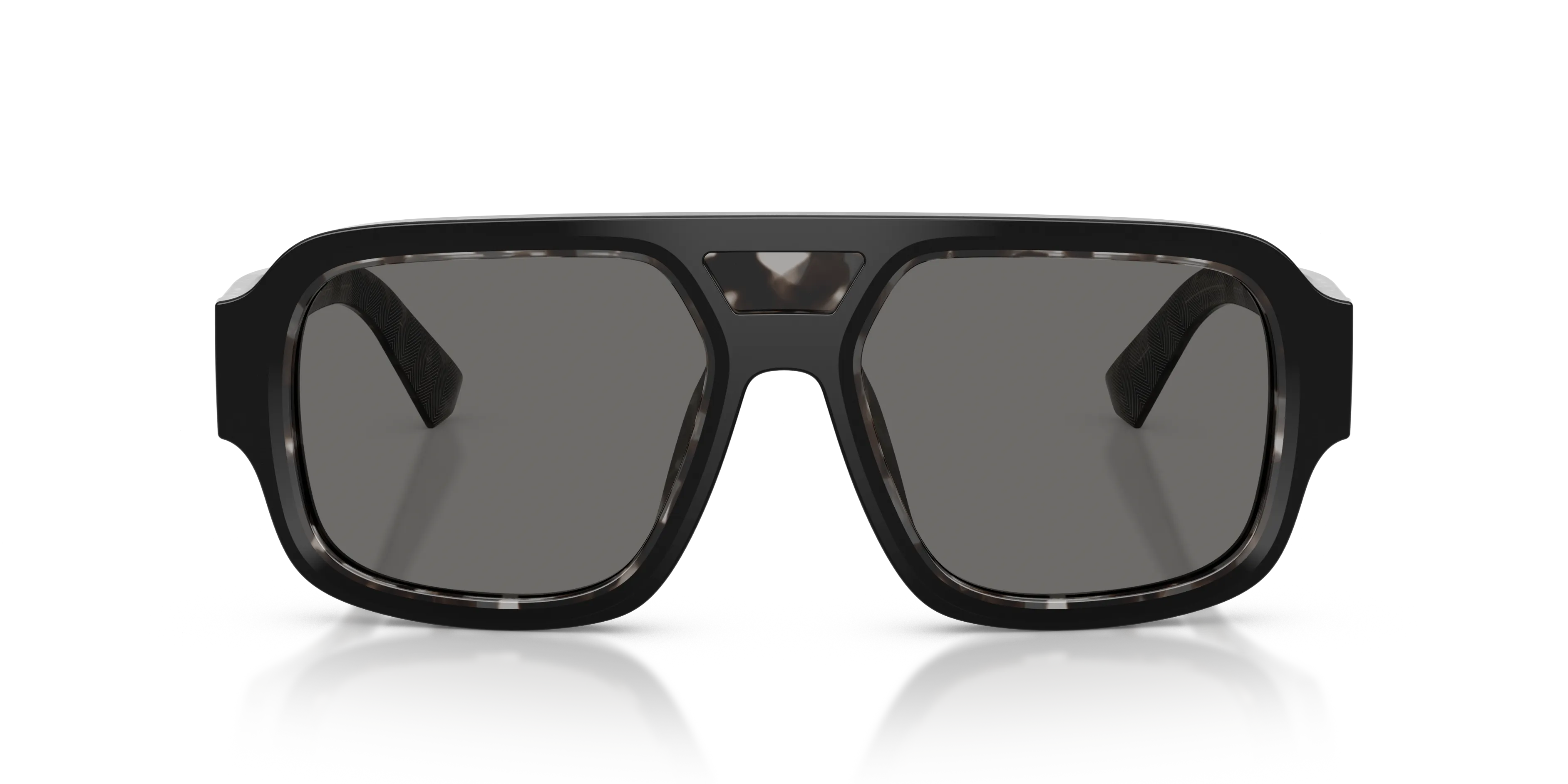 Dolce & Gabbana DG4516 3403/1 Occhiali da sole Acetato Nero Grigio Squadrata Normale - immagine 3