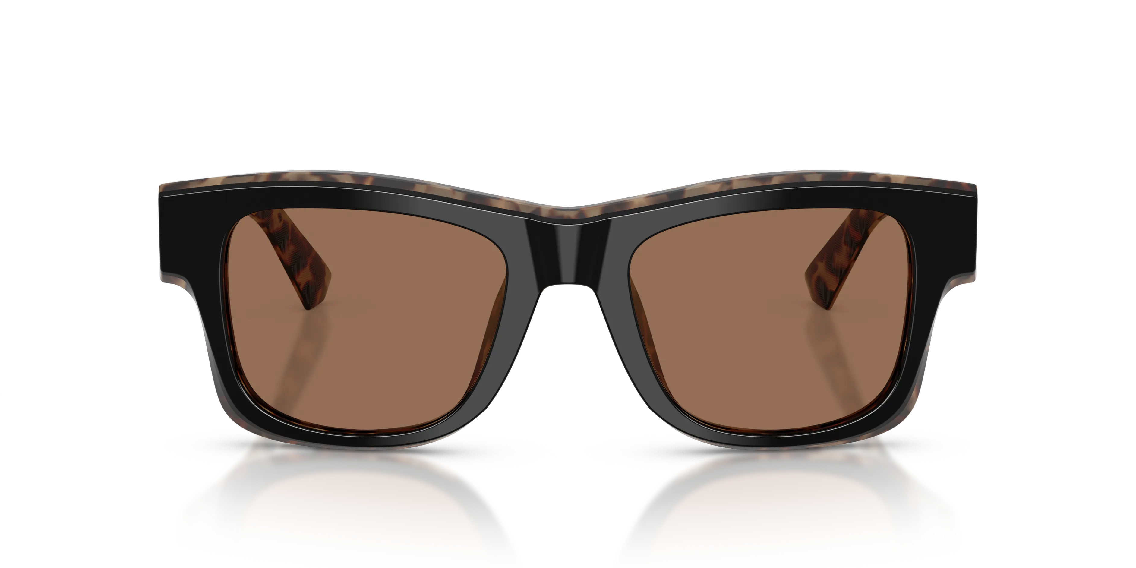 Dolce & Gabbana DG4515 341773 Occhiali da sole Acetato Nero Marrone Squadrata Normale - immagine 3