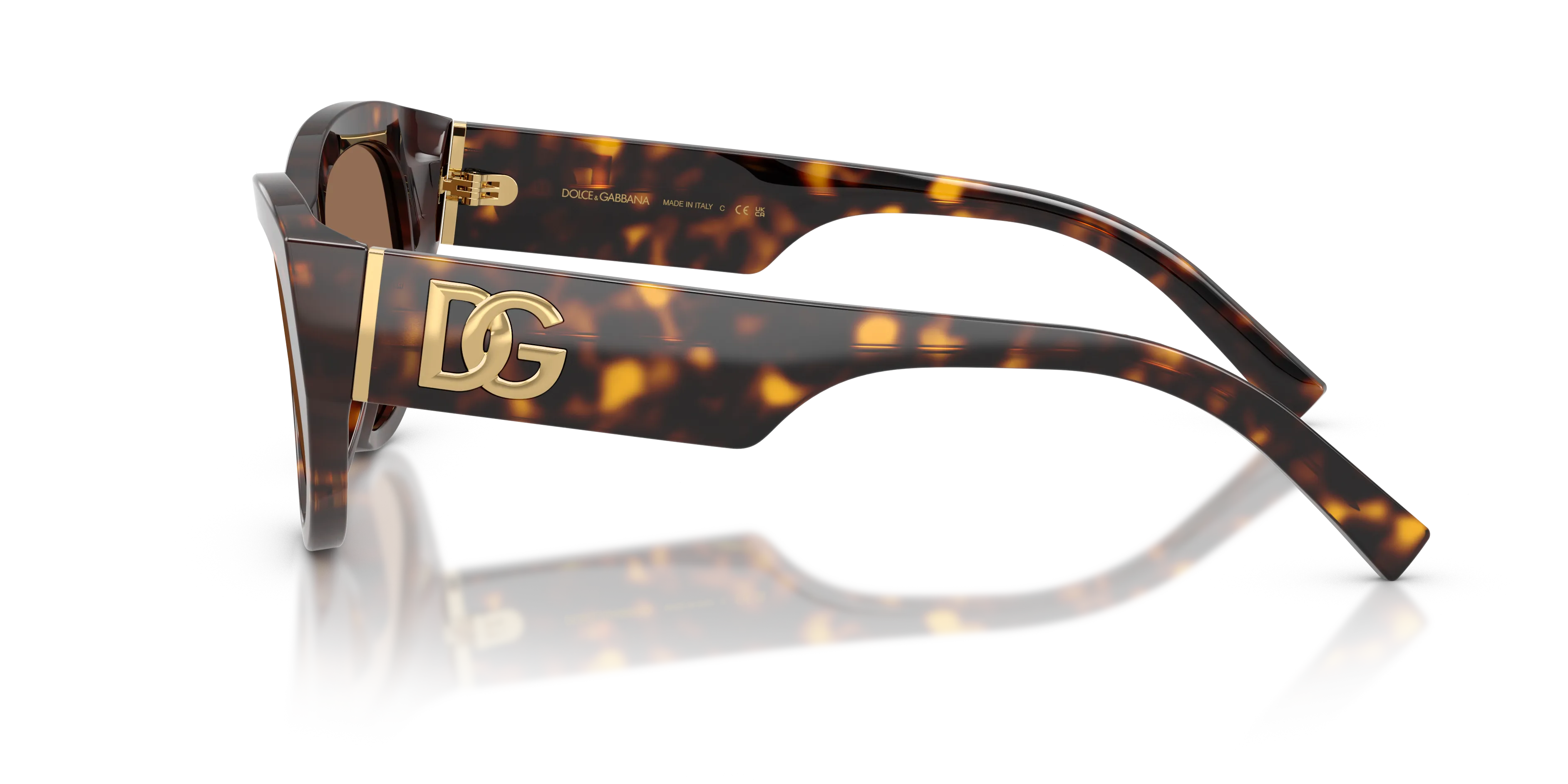 Dolce & Gabbana DG4514 502/73 Occhiali da sole Acetato Tartaruga Marrone Cat Eye Normale - immagine 4