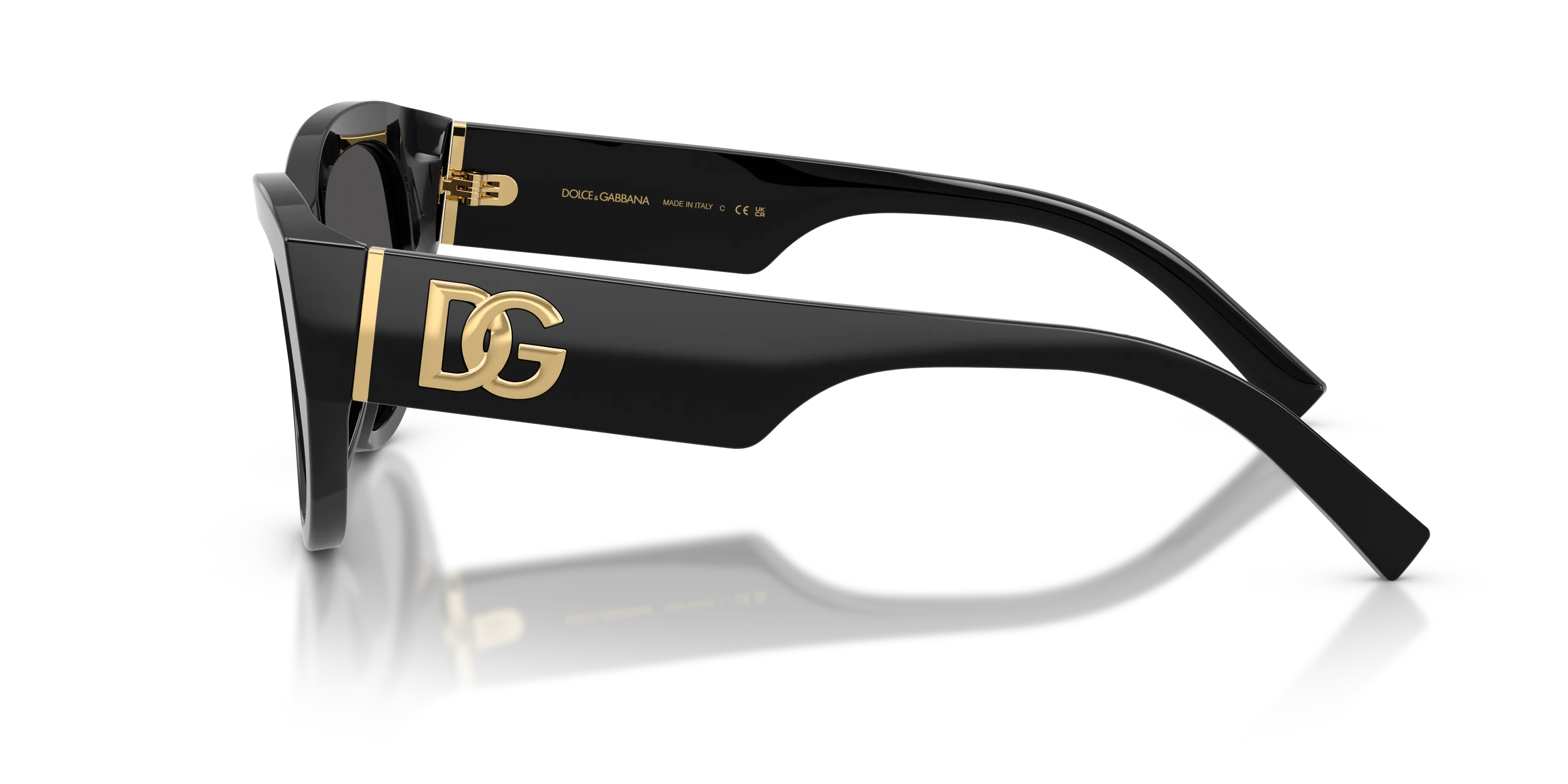 Dolce & Gabbana DG4514 501/87 Occhiali da sole Acetato Nero Grigio Cat Eye Normale - immagine 4