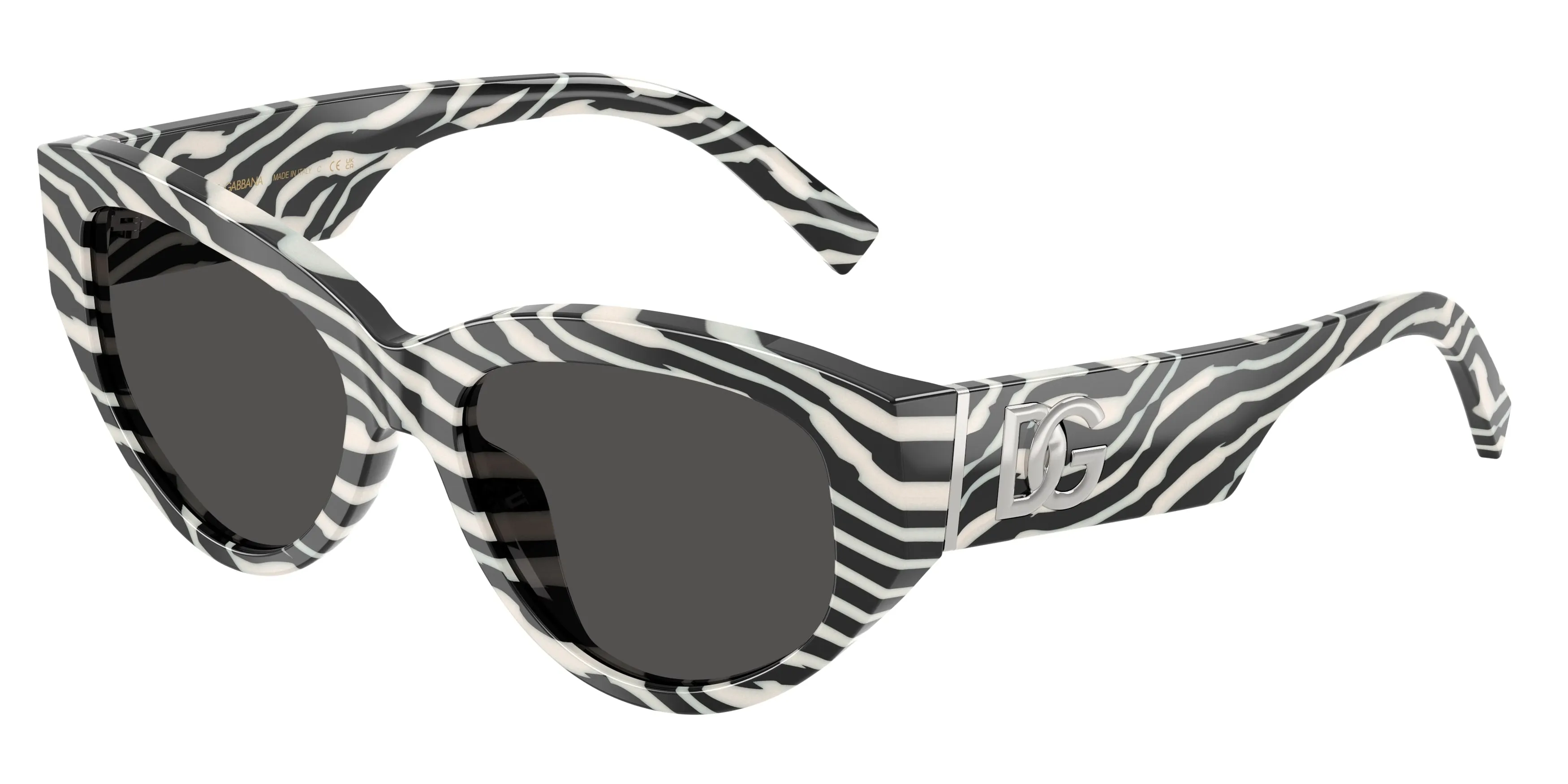 Dolce & Gabbana DG4514 337287 Occhiali da sole Acetato Multi-colore Grigio Cat Eye Normale - immagine 1