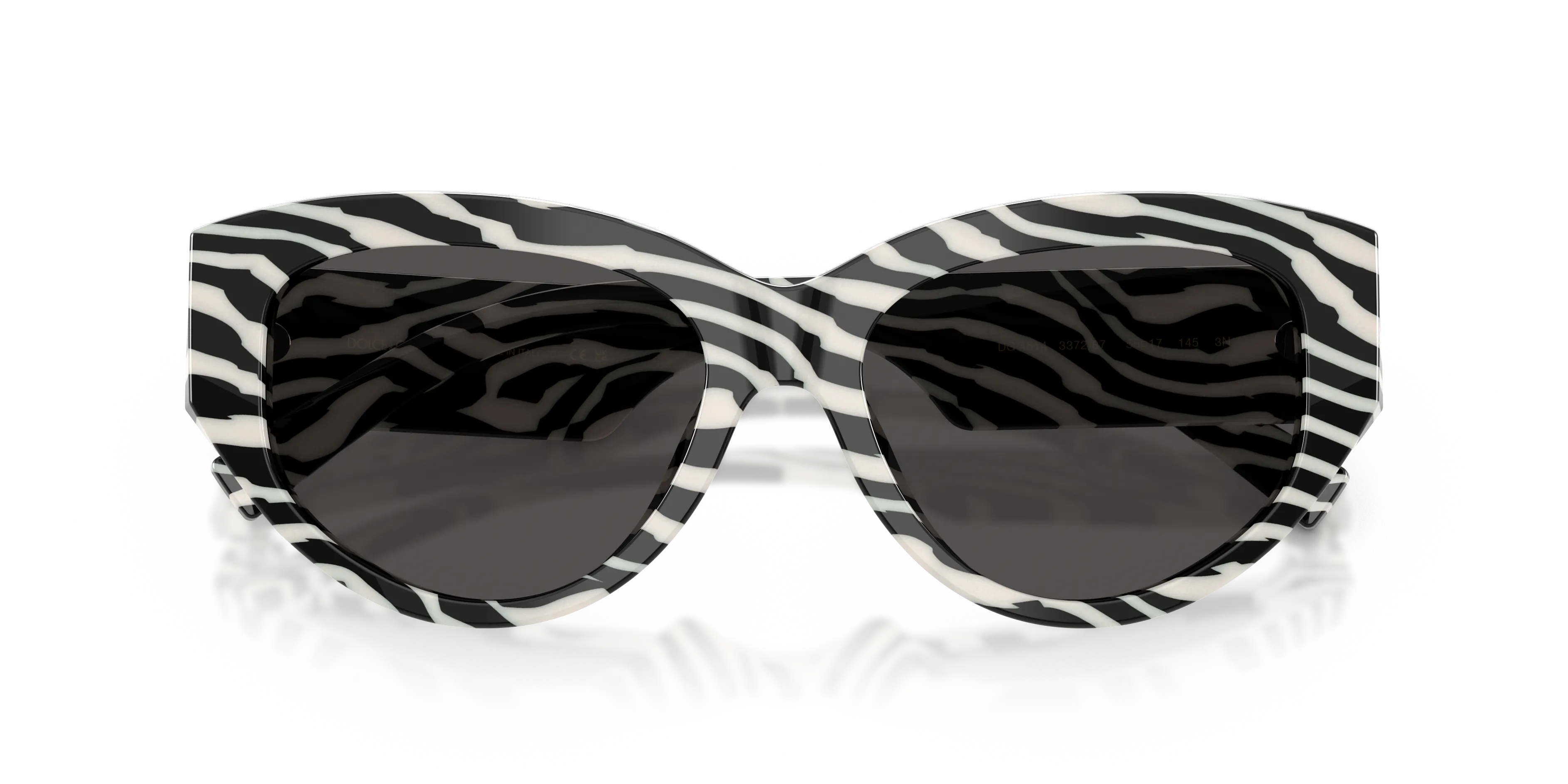 Dolce & Gabbana DG4514 337287 Occhiali da sole Acetato Multi-colore Grigio Cat Eye Normale - immagine 2