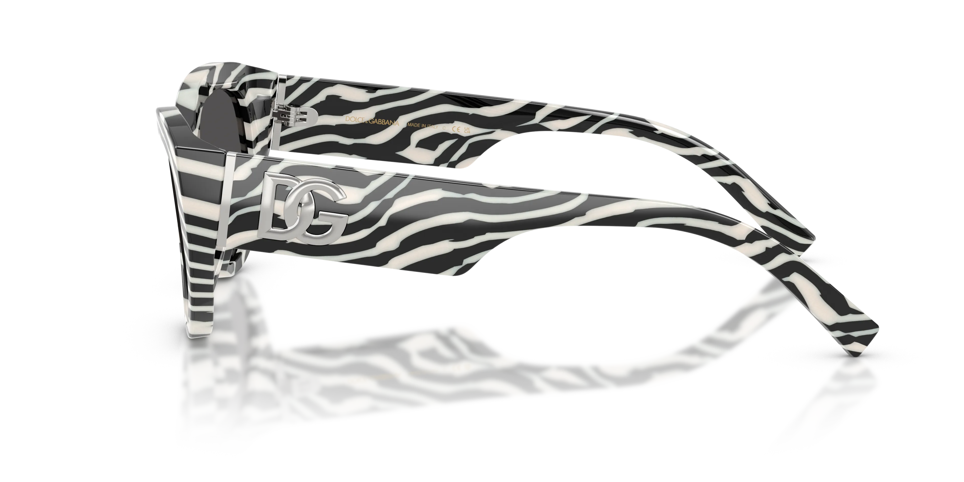 Dolce & Gabbana DG4514 337287 Occhiali da sole Acetato Multi-colore Grigio Cat Eye Normale - immagine 4