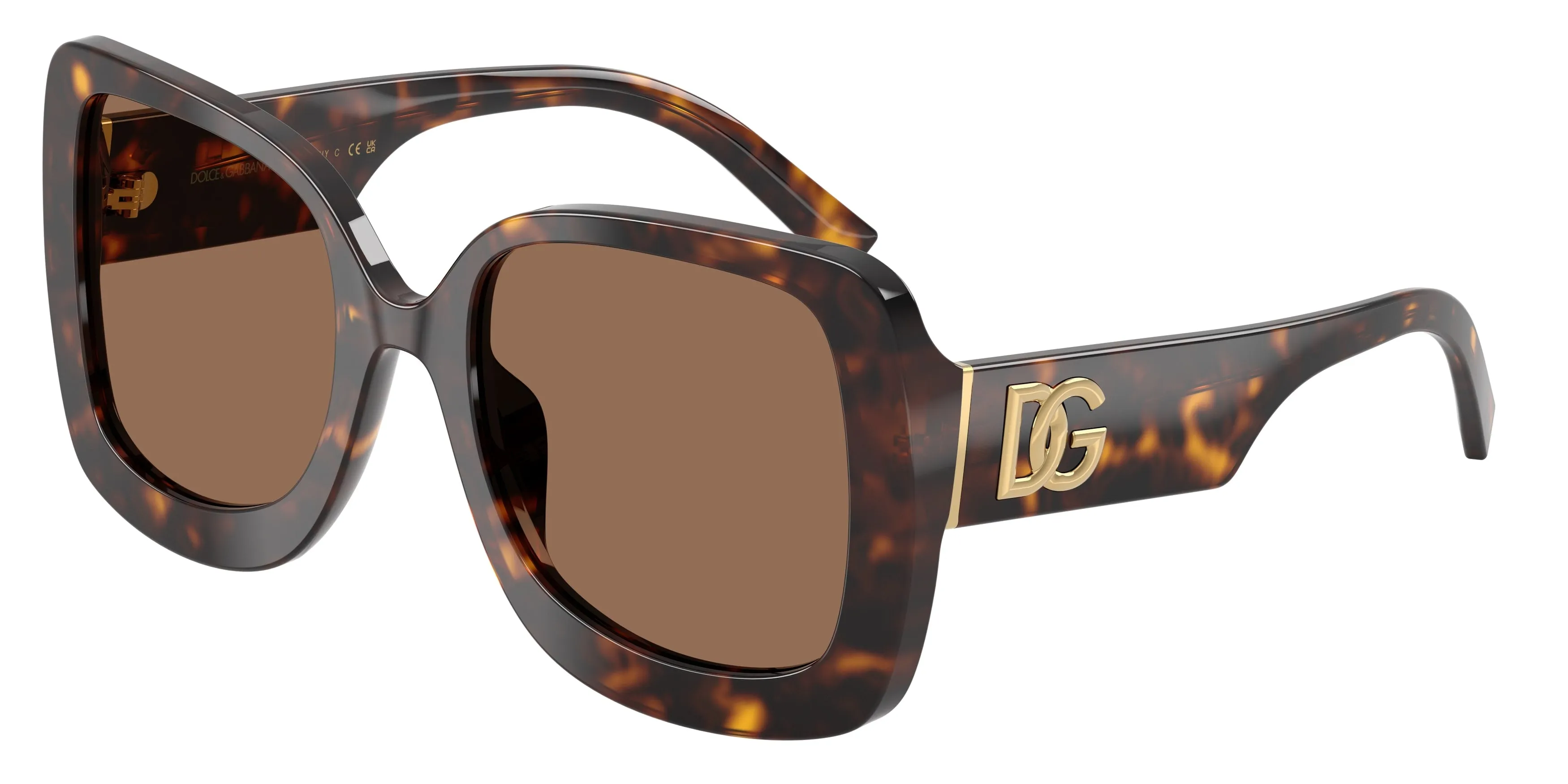 Dolce & Gabbana DG4513 502/73 Occhiali da sole Acetato Tartaruga Marrone Squadrata Normale - immagine 1