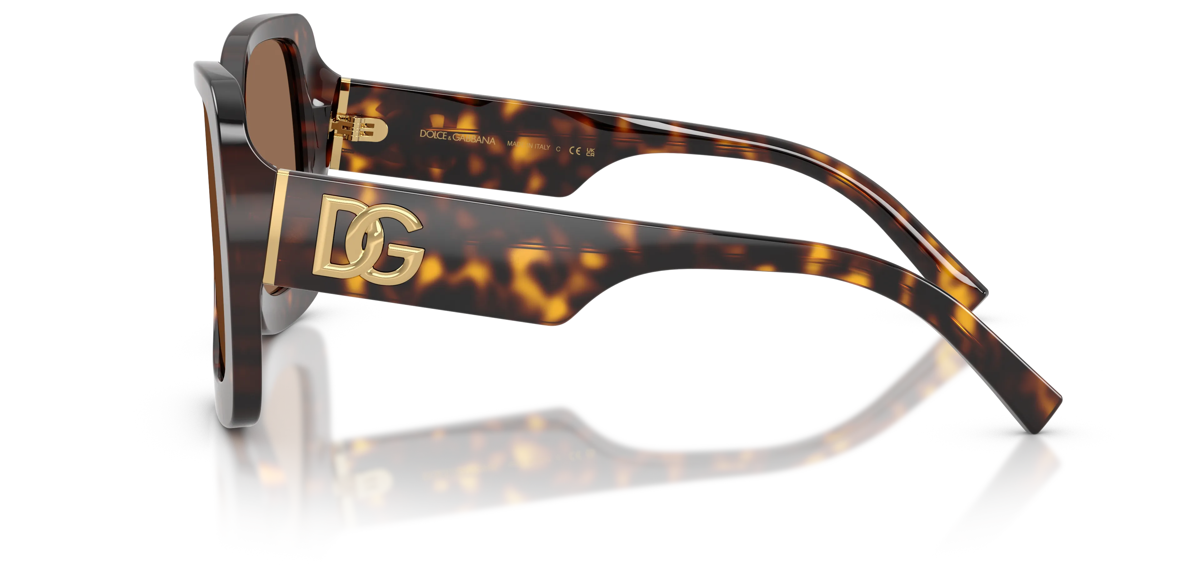 Dolce & Gabbana DG4513 502/73 Occhiali da sole Acetato Tartaruga Marrone Squadrata Normale - immagine 4