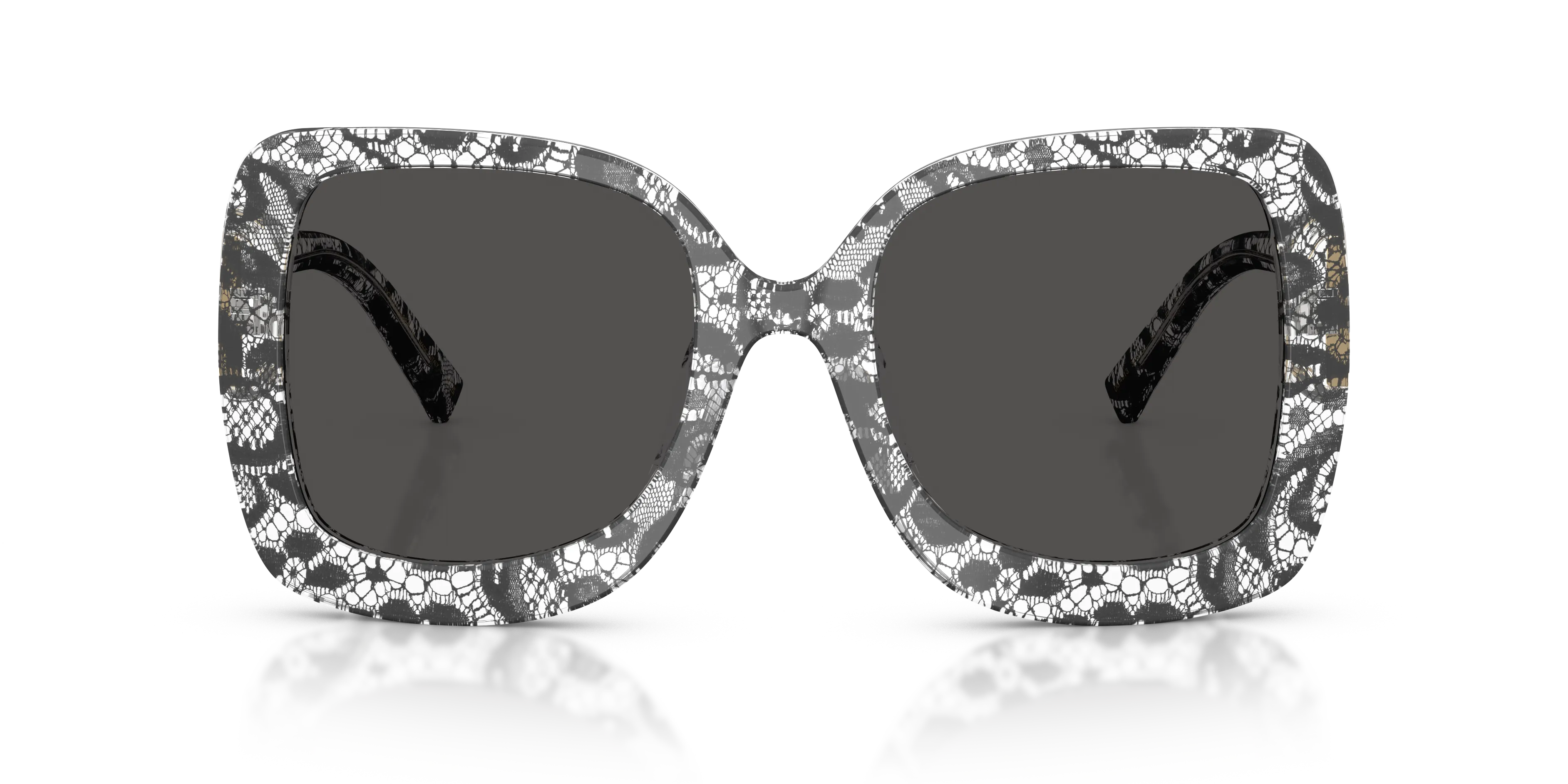 Dolce & Gabbana DG4513 328787 Occhiali da sole Acetato Nero Grigio Squadrata Normale - immagine 3