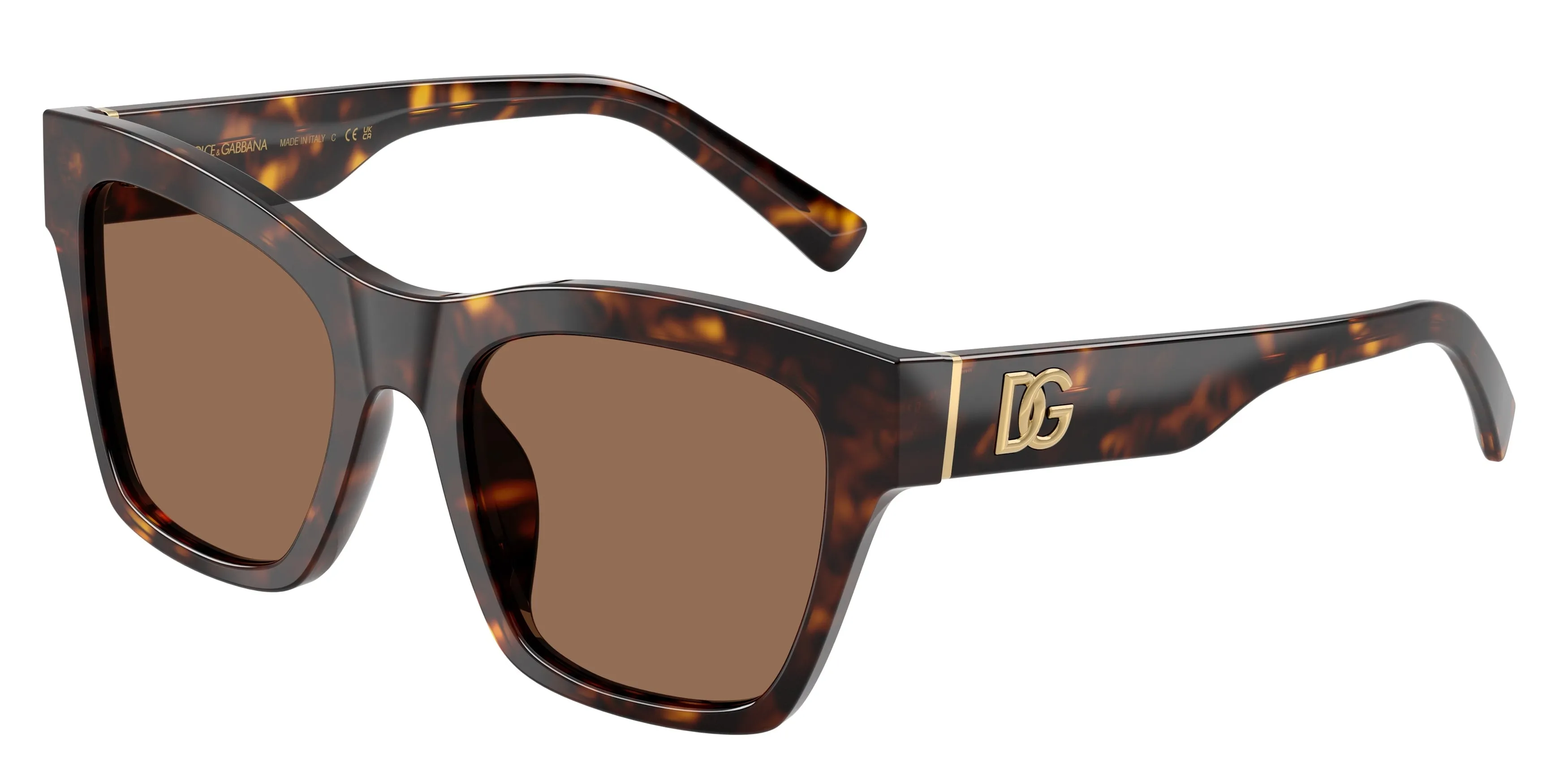 Dolce & Gabbana DG4512 502/73 Occhiali da sole Acetato Tartaruga Marrone Squadrata Normale - immagine 1