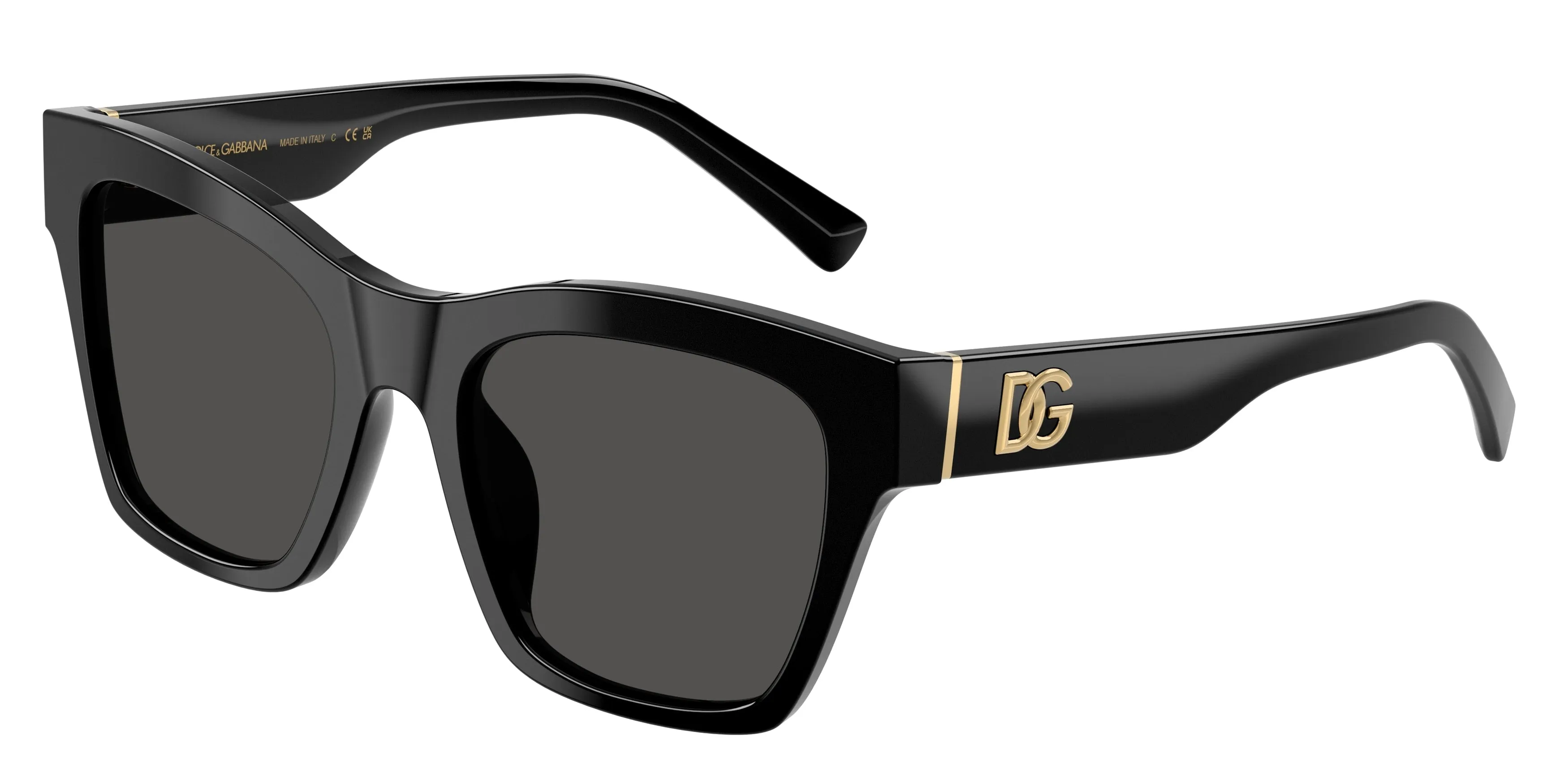 Dolce & Gabbana DG4512 501/87 Occhiali da sole Acetato Nero Grigio Squadrata Normale - immagine 1