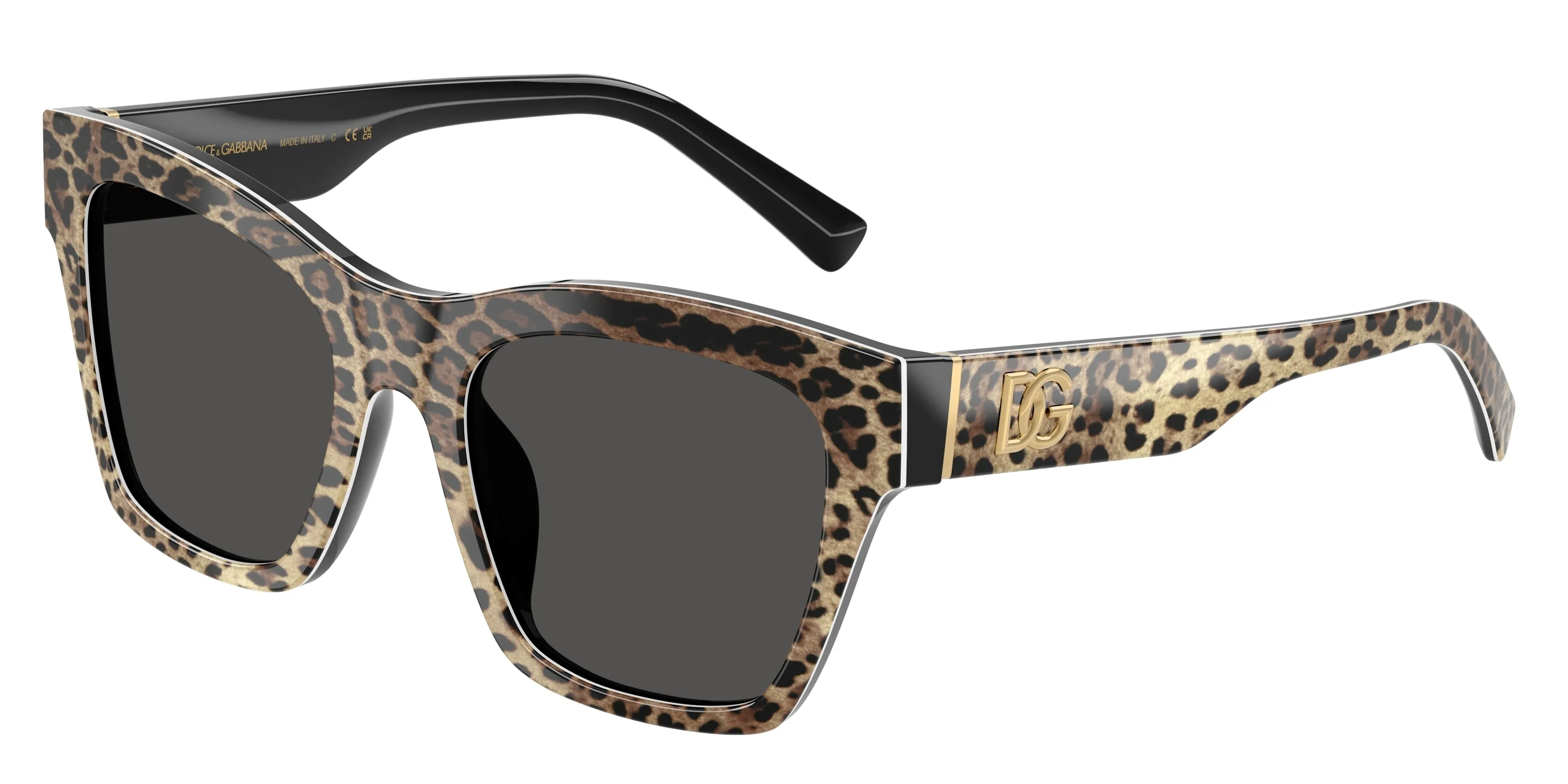 Dolce & Gabbana DG4512 316387 Occhiali da sole Acetato Marrone Grigio Squadrata Normale - immagine 1