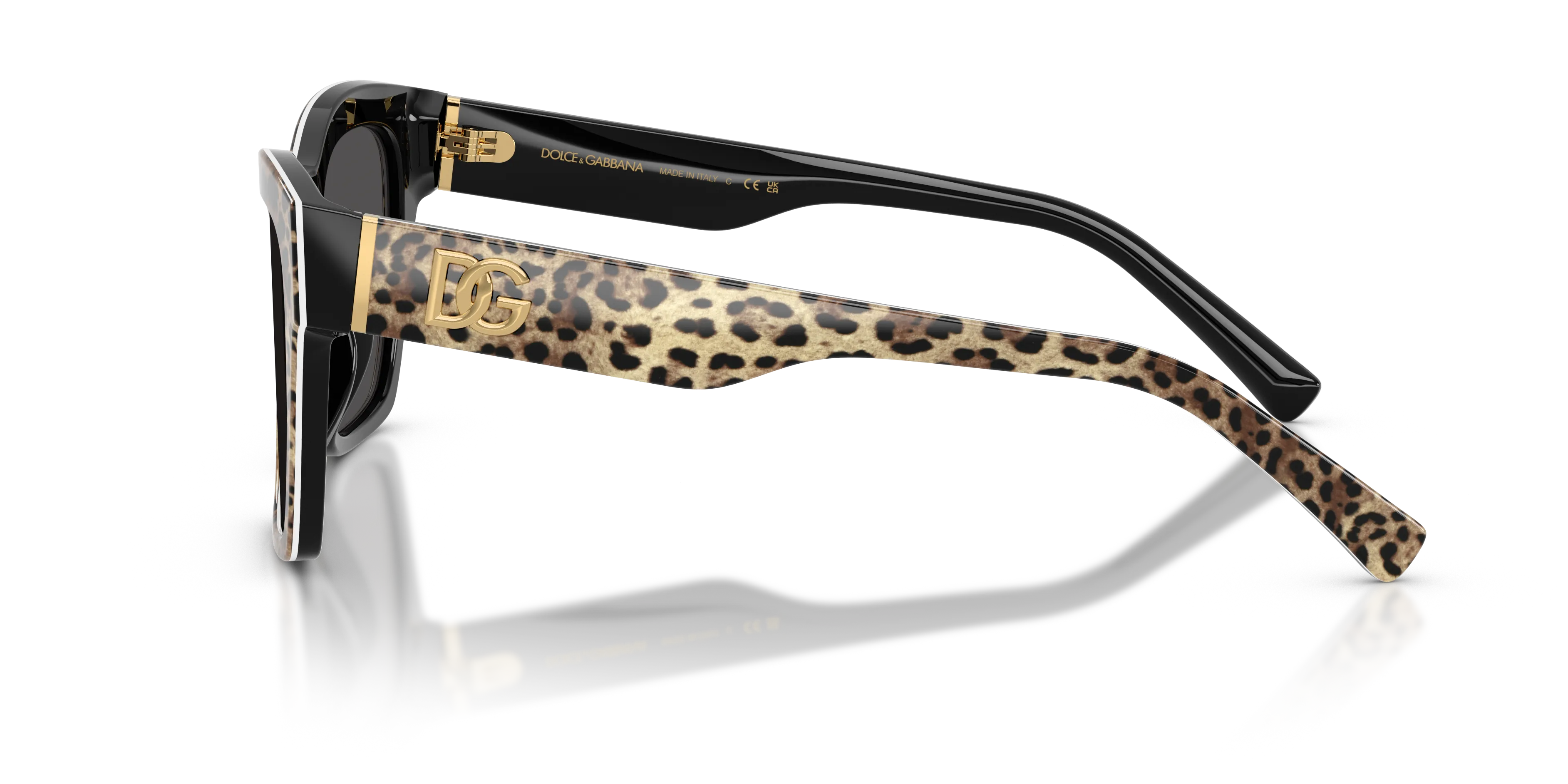 Dolce & Gabbana DG4512 316387 Occhiali da sole Acetato Marrone Grigio Squadrata Normale - immagine 4