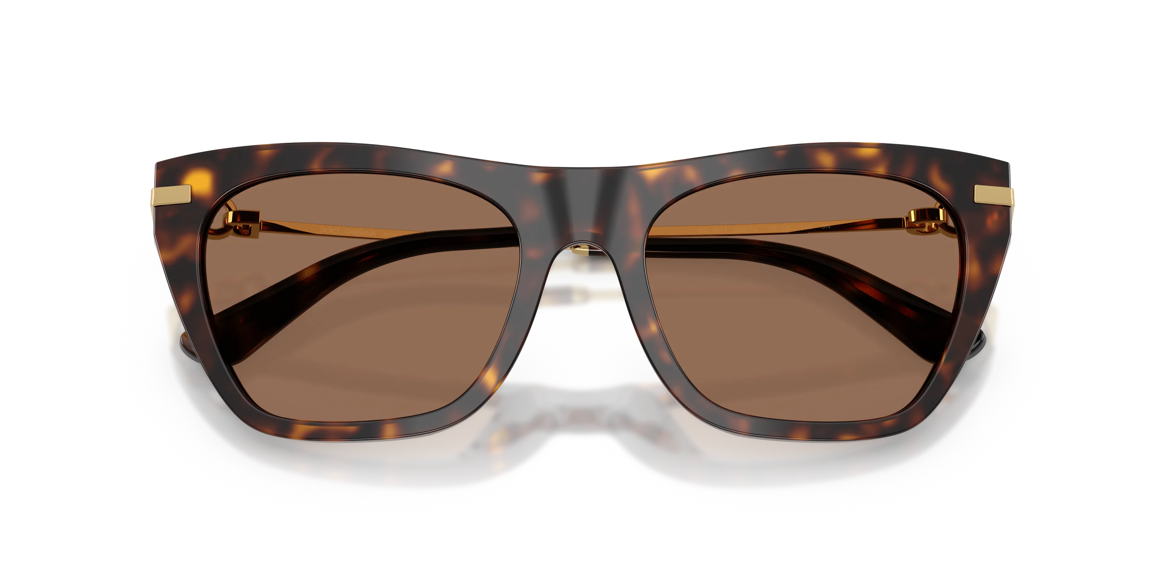 Dolce & Gabbana DG4511 502/73 Occhiali da sole Acetato Tartaruga Marrone Squadrata Normale - immagine 2