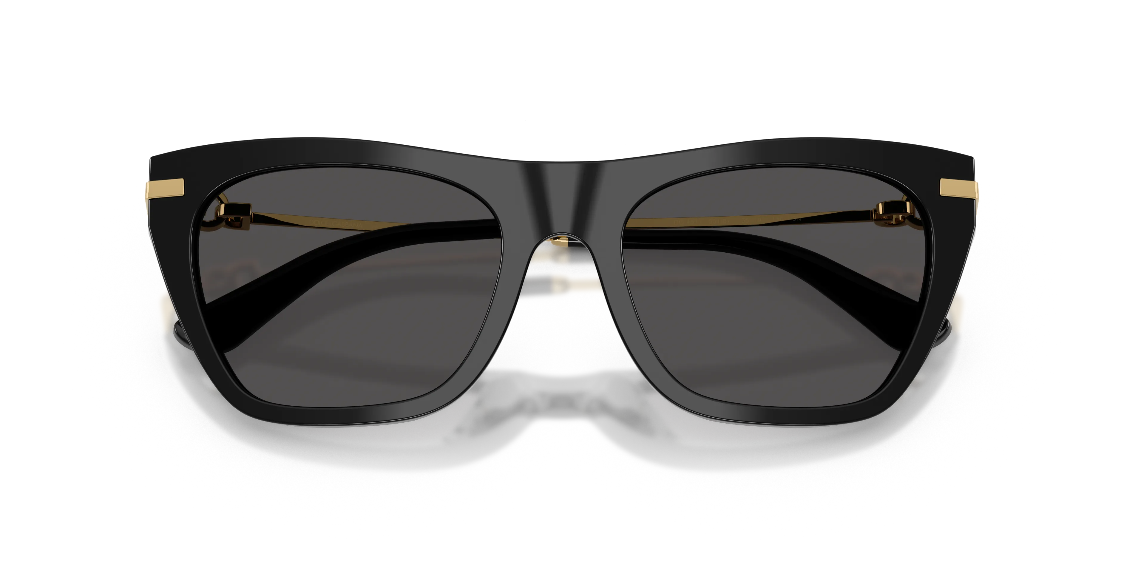 Dolce & Gabbana DG4511 501/87 Occhiali da sole Acetato Nero Grigio Squadrata Normale - immagine 2
