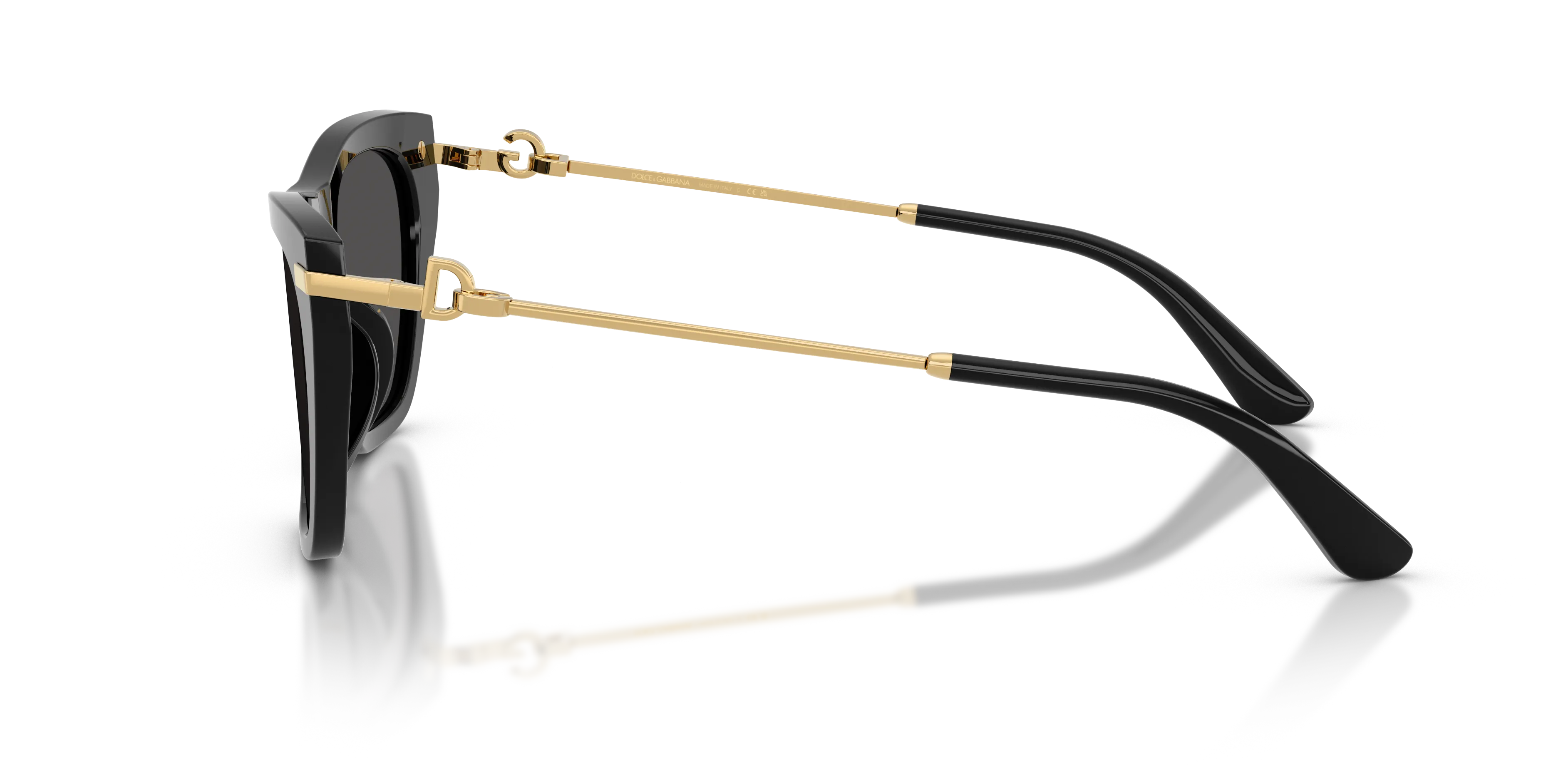 Dolce & Gabbana DG4511 501/87 Occhiali da sole Acetato Nero Grigio Squadrata Normale - immagine 4