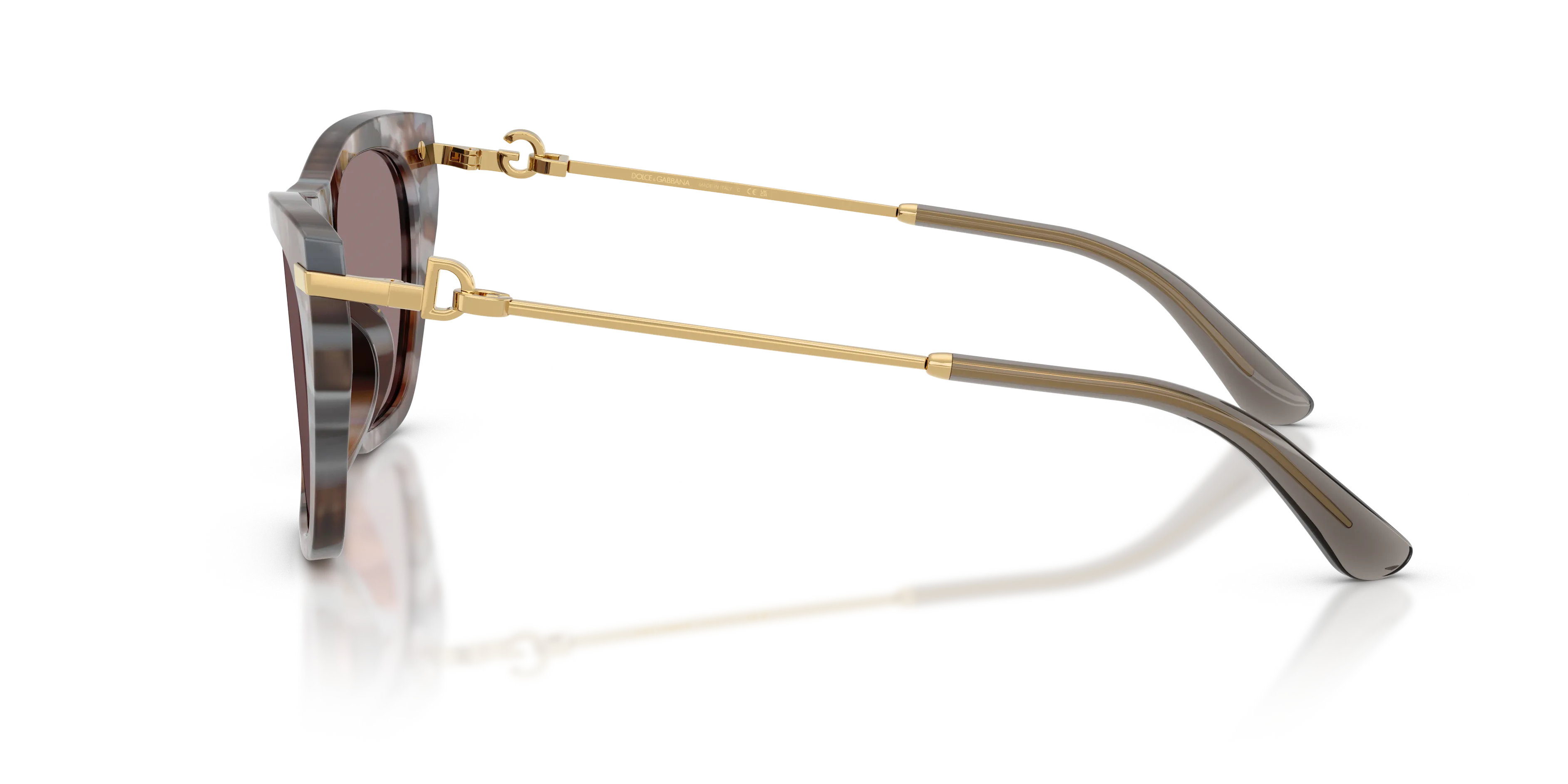 Dolce & Gabbana DG4511 34457N Occhiali da sole Acetato Tartaruga Squadrata Normale - immagine 4