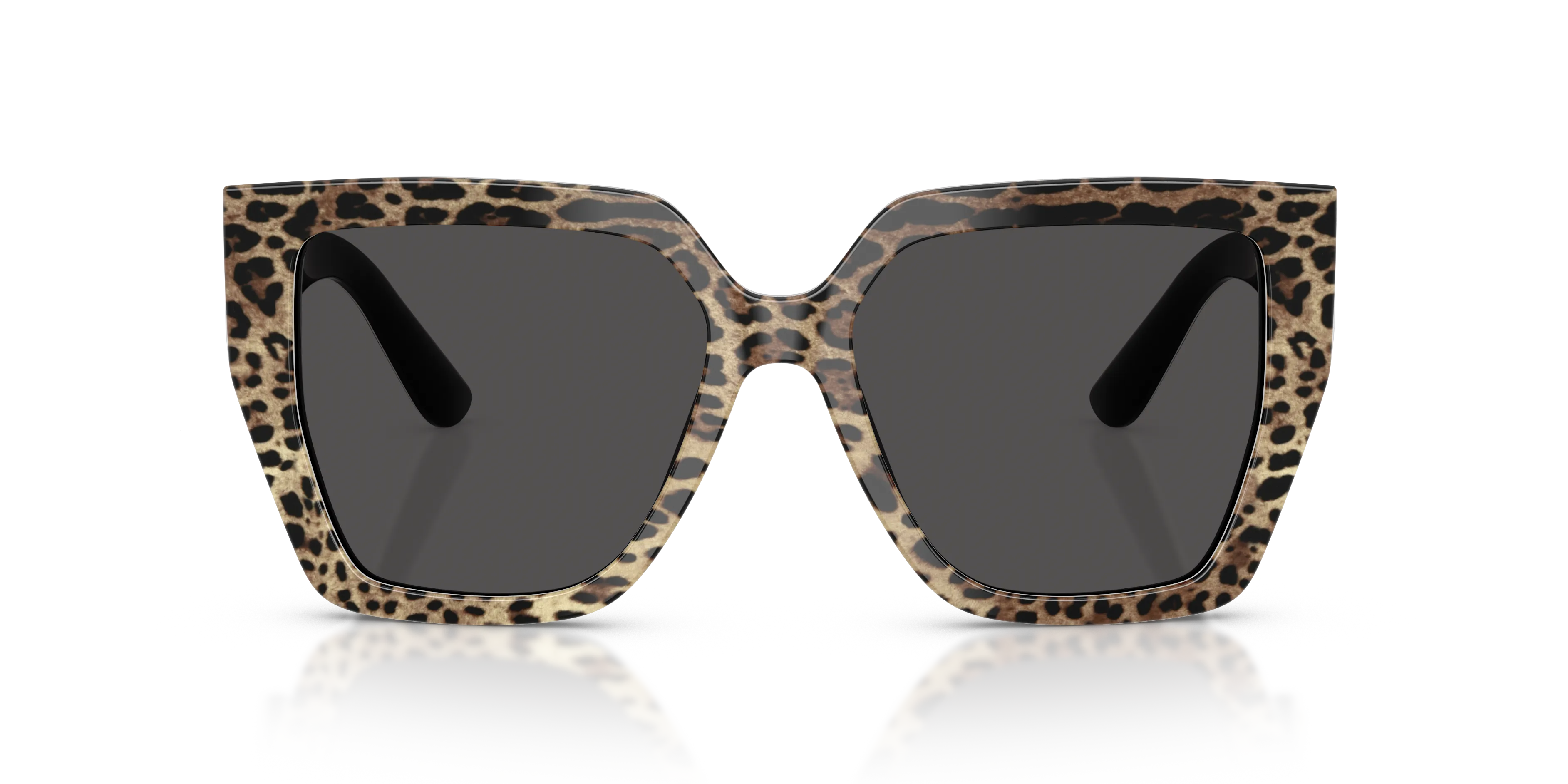 Dolce & Gabbana DG4438 316387 Occhiali da sole Acetato Marrone Grigio Squadrata Normale - immagine 3