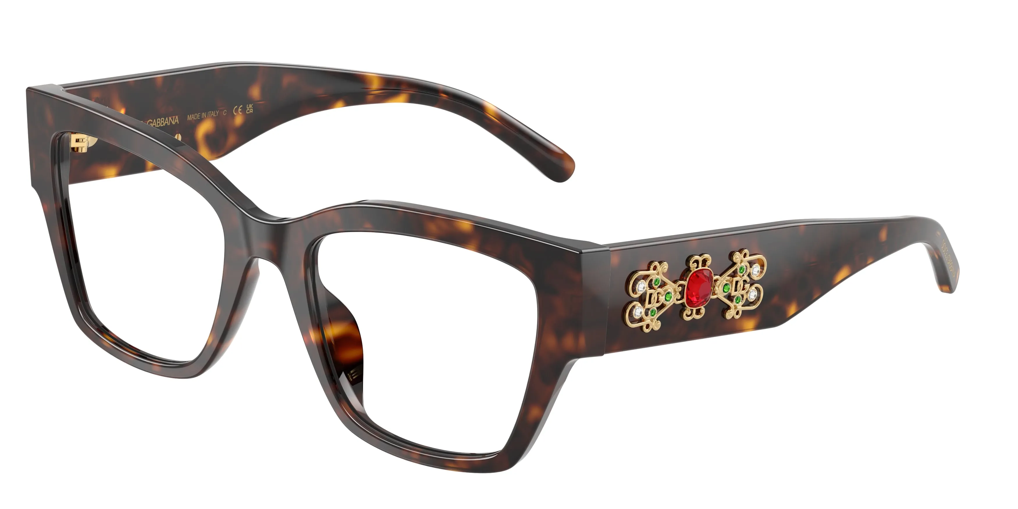 Dolce & Gabbana DG3435B 502 Montature da vista Acetato Tartaruga Farfalla Normale - immagine 1