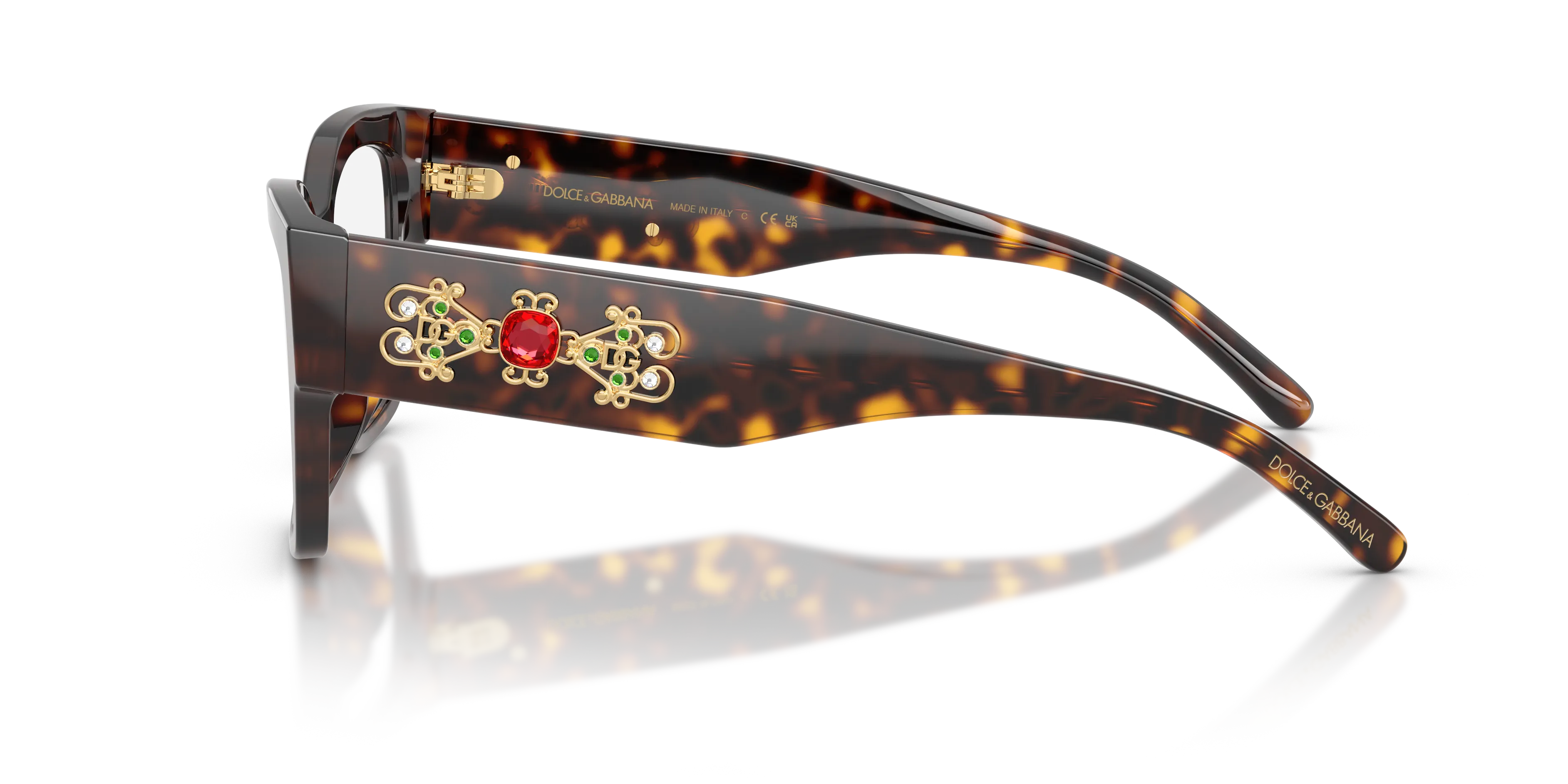 Dolce & Gabbana DG3435B 502 Montature da vista Acetato Tartaruga Farfalla Normale - immagine 4