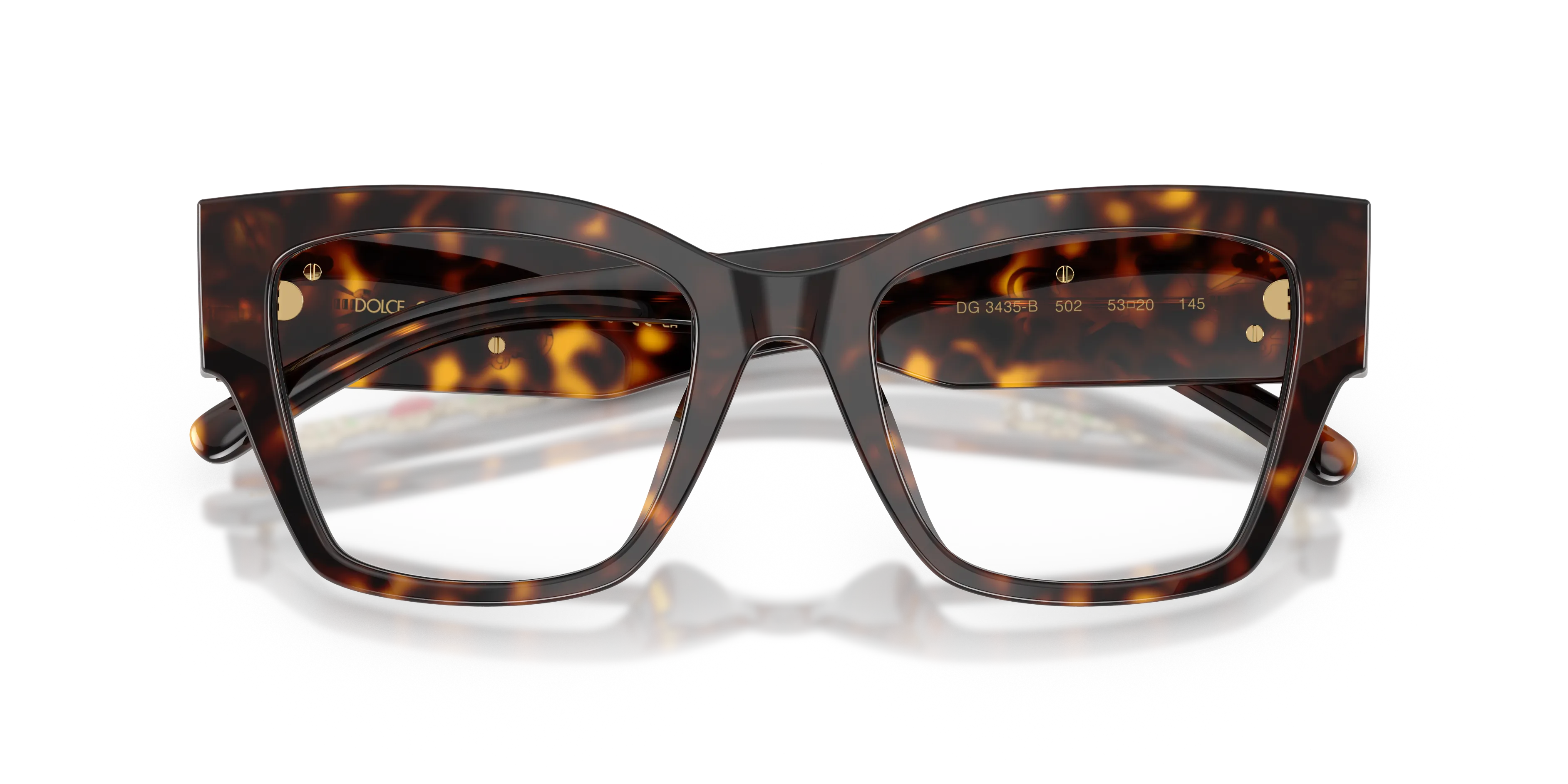 Dolce & Gabbana DG3435B 502 Montature da vista Acetato Tartaruga Farfalla Normale - immagine 2