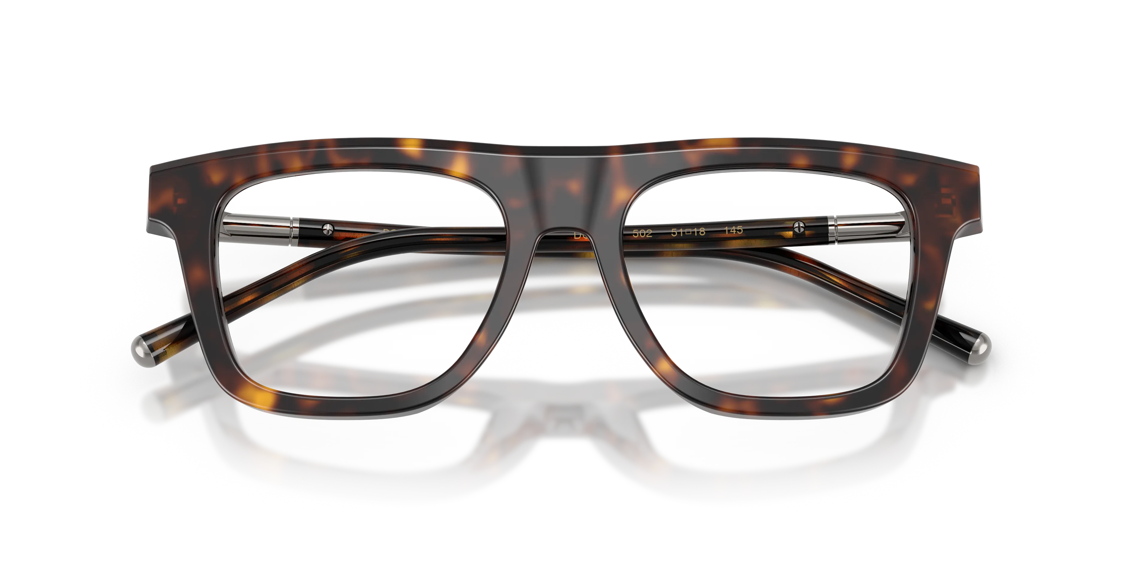 Dolce & Gabbana DG3434 502 Montature da vista Acetato Tartaruga Squadrata Normale - immagine 2