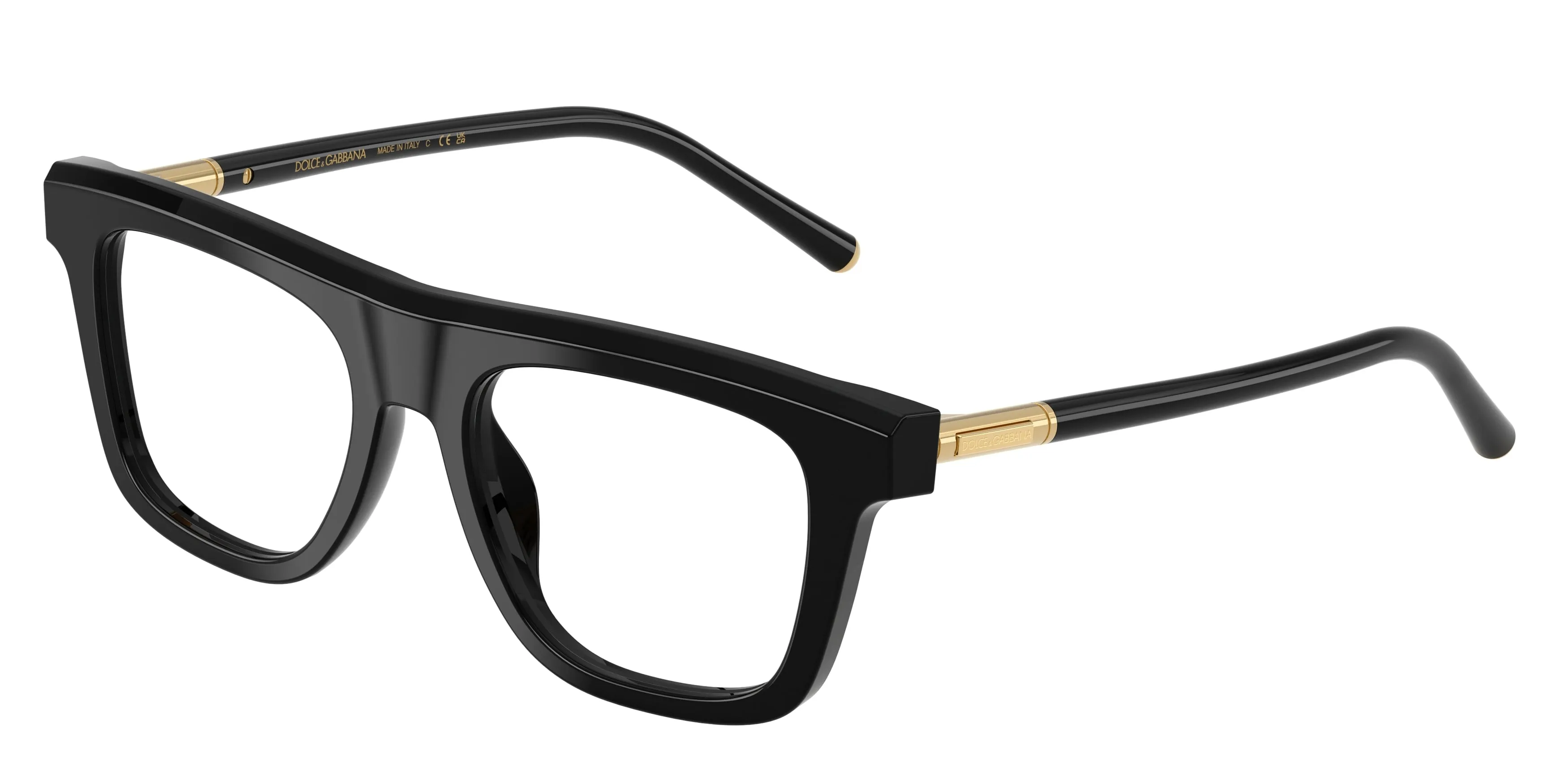 Dolce & Gabbana DG3434 501 Montature da vista Acetato Nero Squadrata Normale - immagine 1