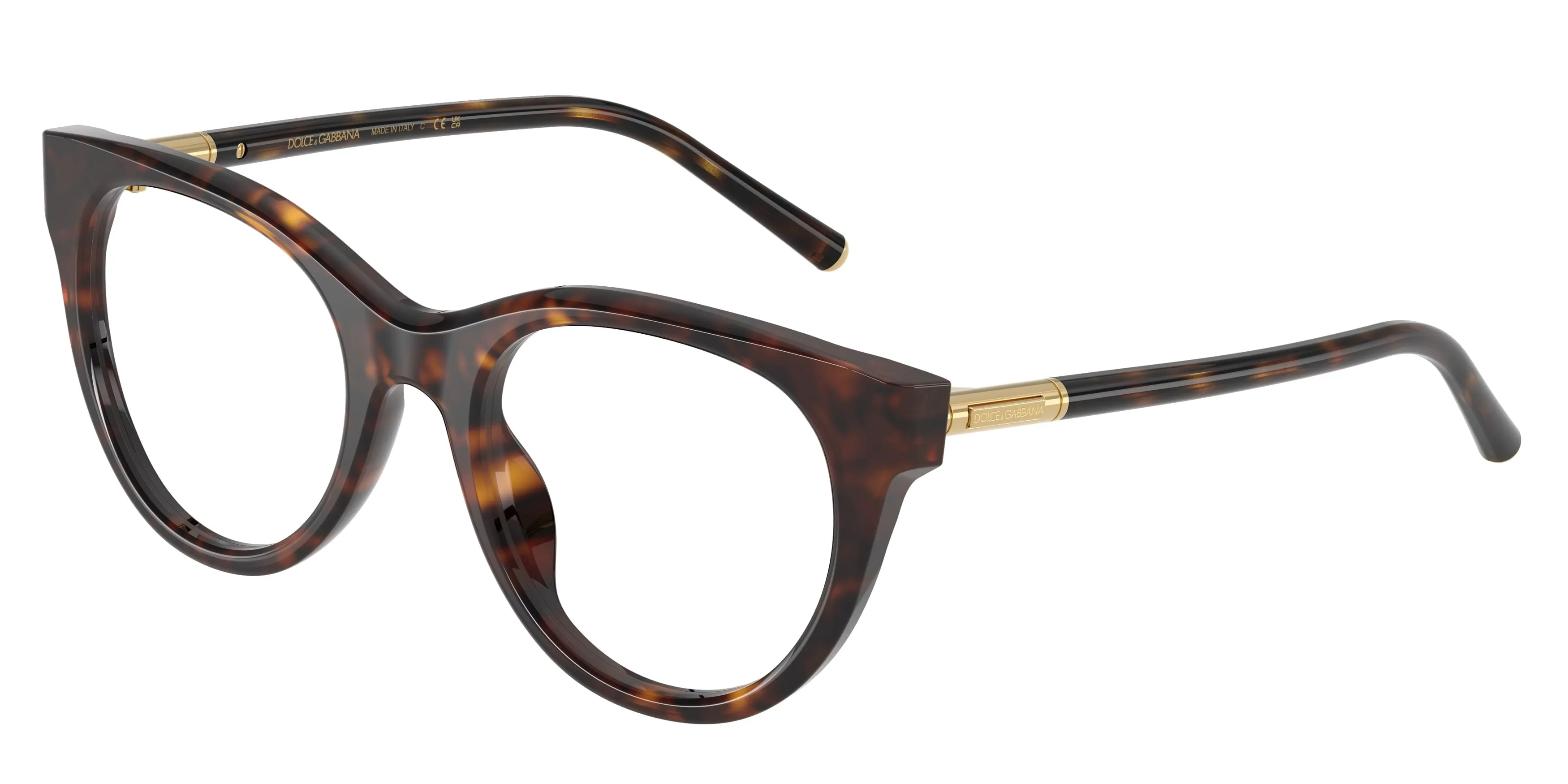 Dolce & Gabbana DG3433 502 Montature da vista Acetato Tartaruga Pantos Normale - immagine 1