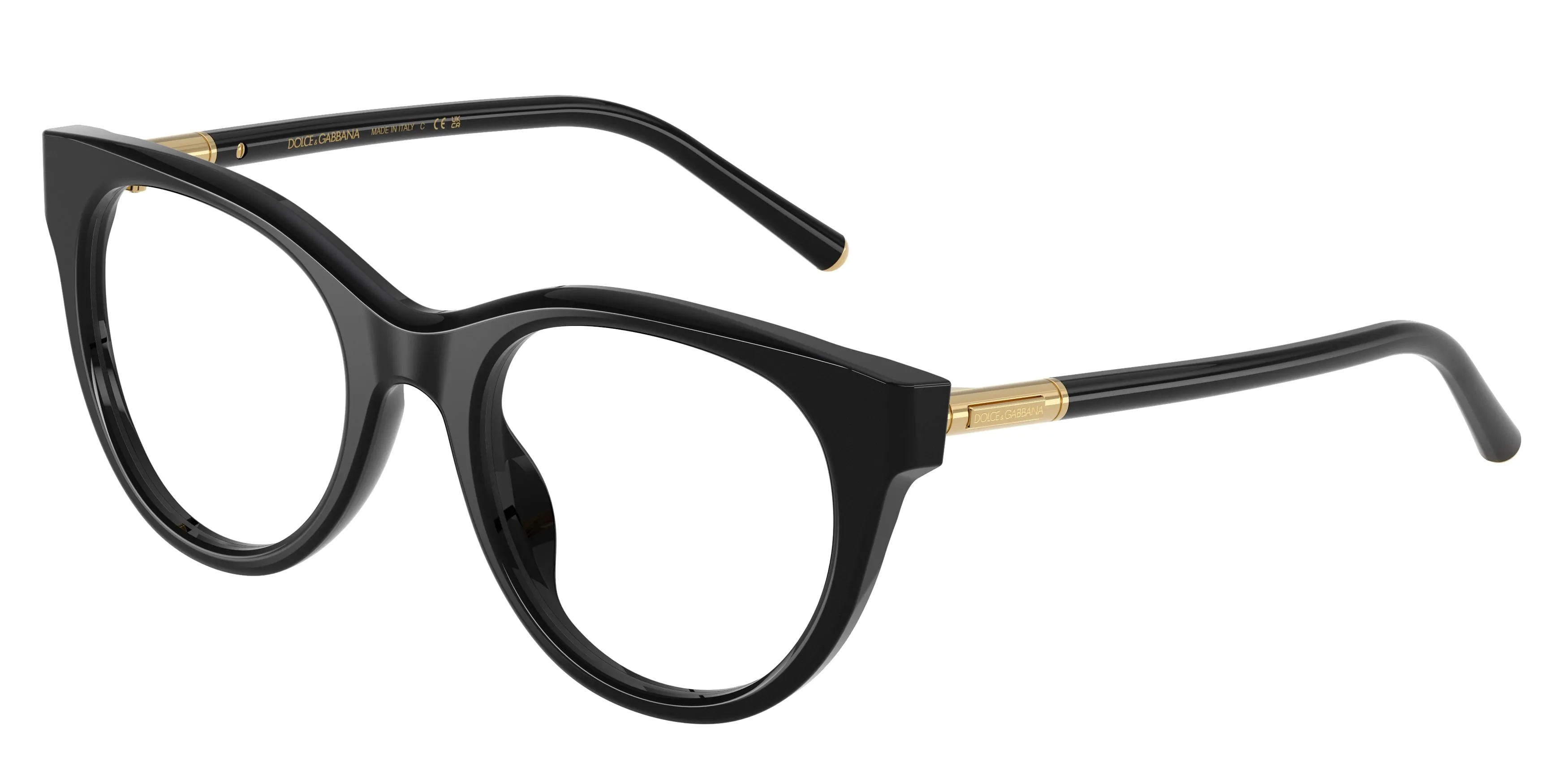 Dolce & Gabbana DG3433 501 Montature da vista Acetato Nero Pantos Normale - immagine 1