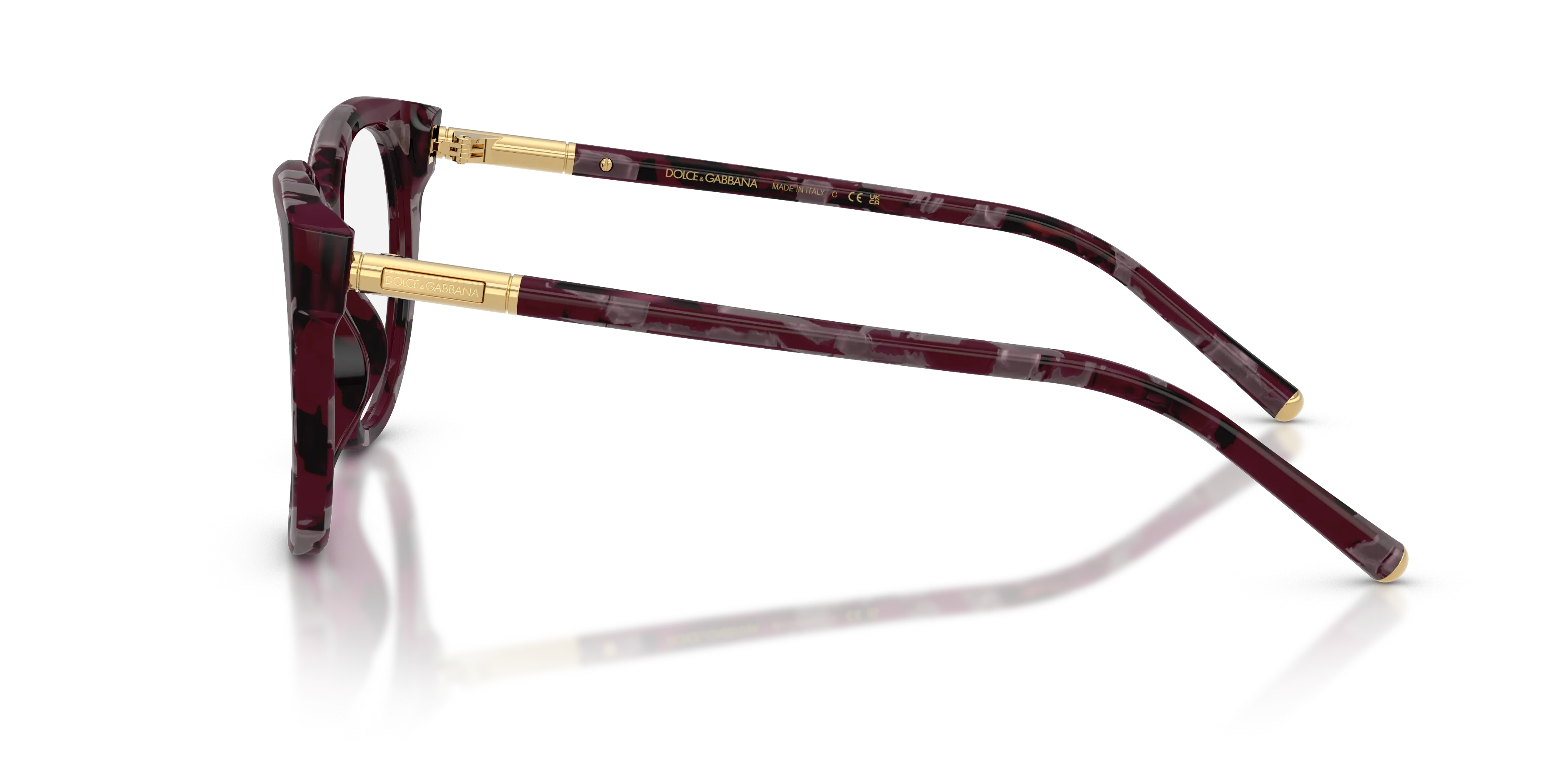 Dolce & Gabbana DG3433 3464 Montature da vista Acetato Viola Pantos Normale - immagine 4