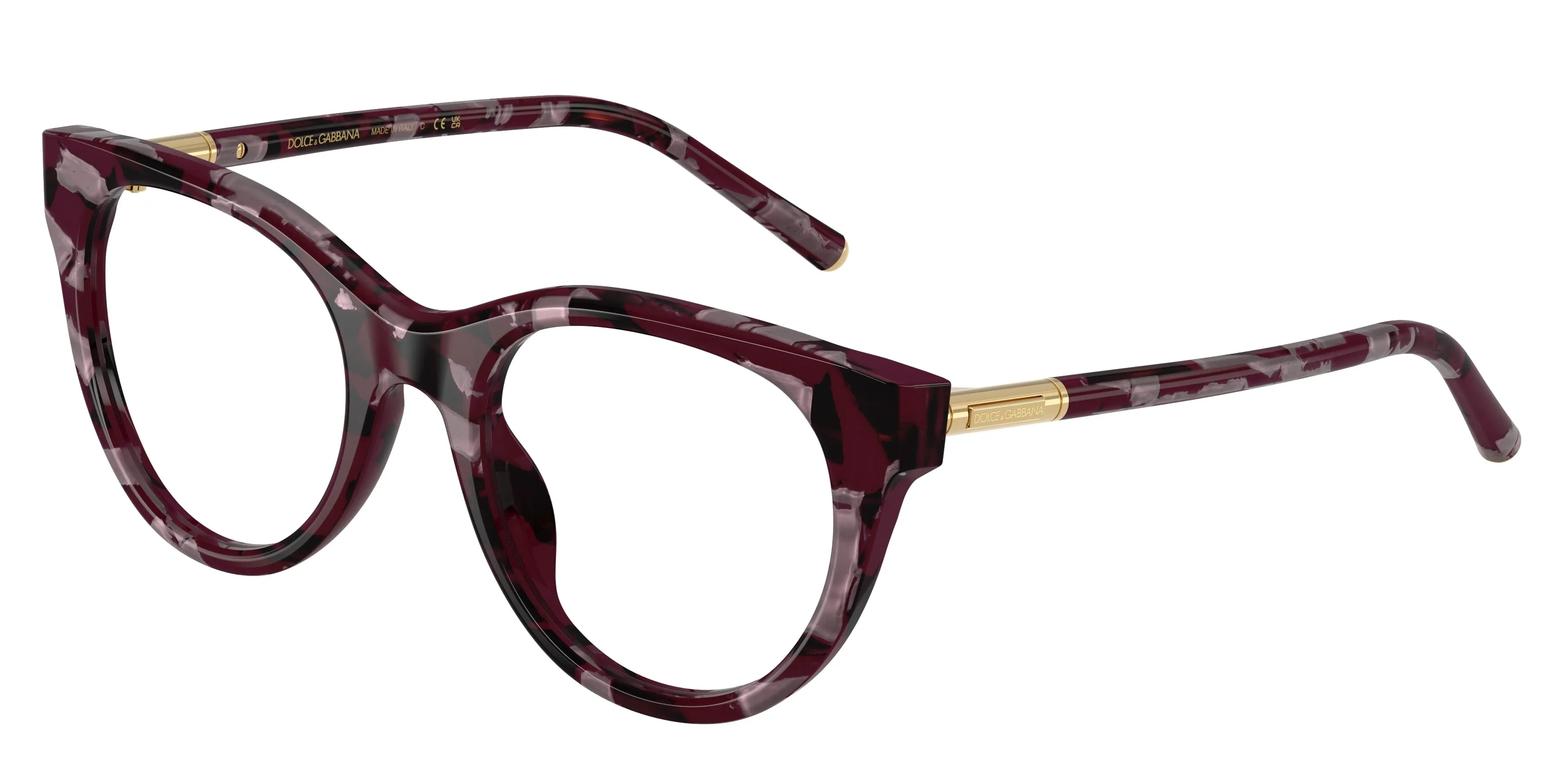 Dolce & Gabbana DG3433 3464 Montature da vista Acetato Viola Pantos Normale - immagine 1