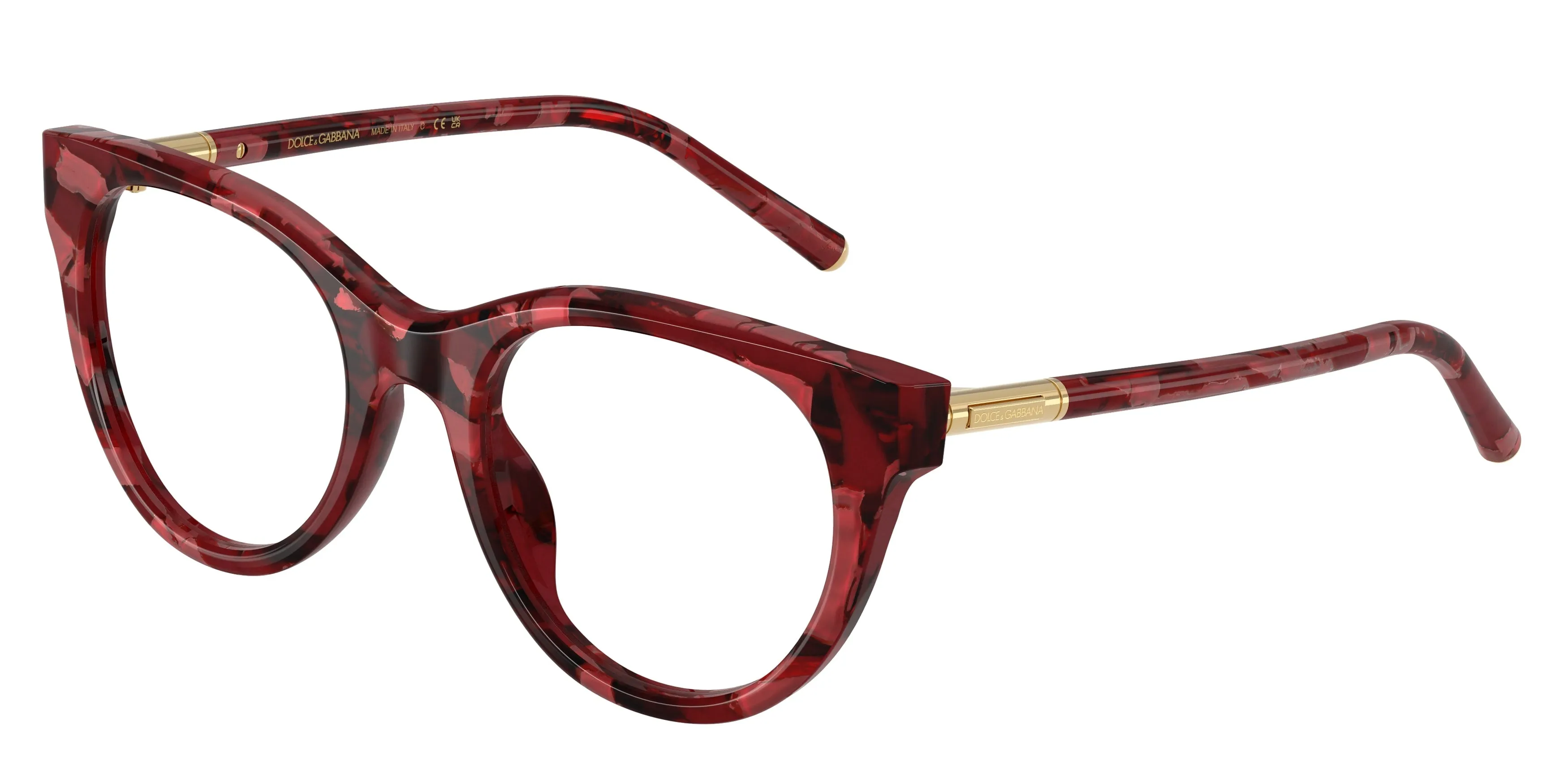 Dolce & Gabbana DG3433 3463 Montature da vista Acetato Rosso Pantos Normale - immagine 1
