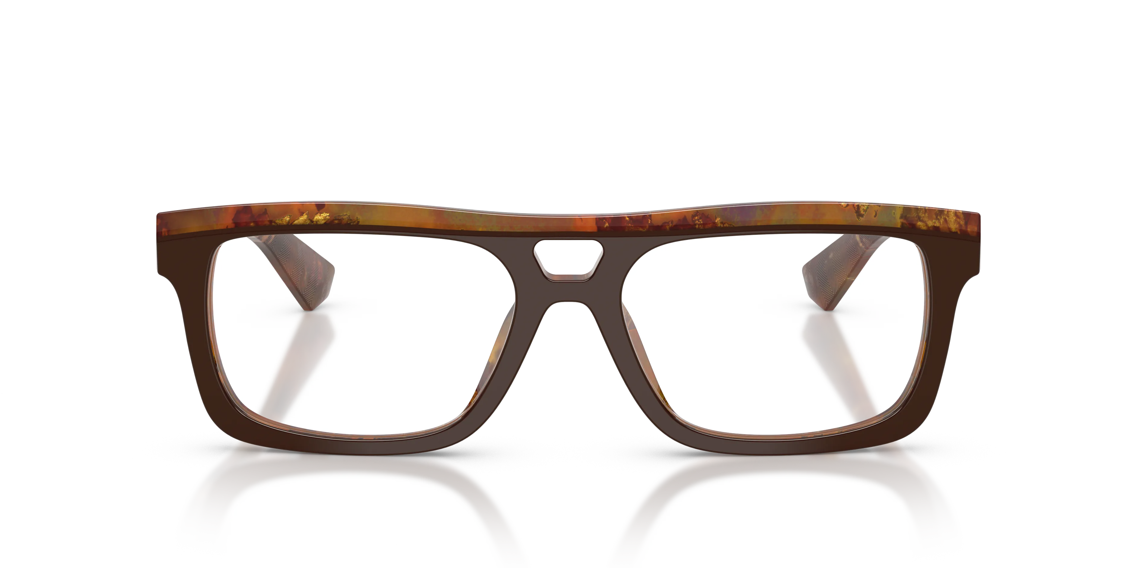 Dolce & Gabbana DG3431 3456 Montature da vista Acetato Marrone Squadrata Normale - immagine 3
