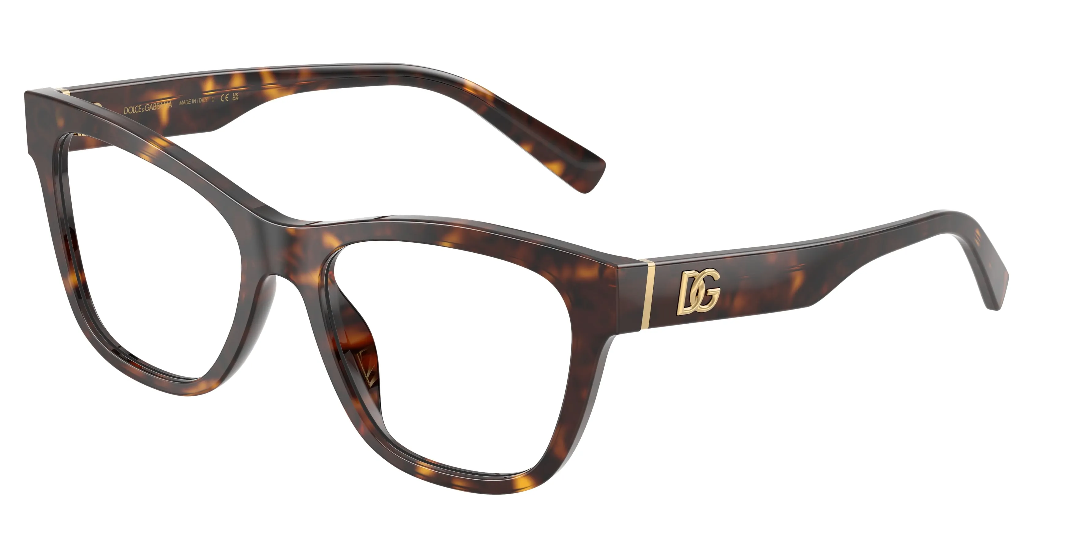 Dolce & Gabbana DG3430 502 Montature da vista Acetato Tartaruga Squadrata Normale - immagine 1