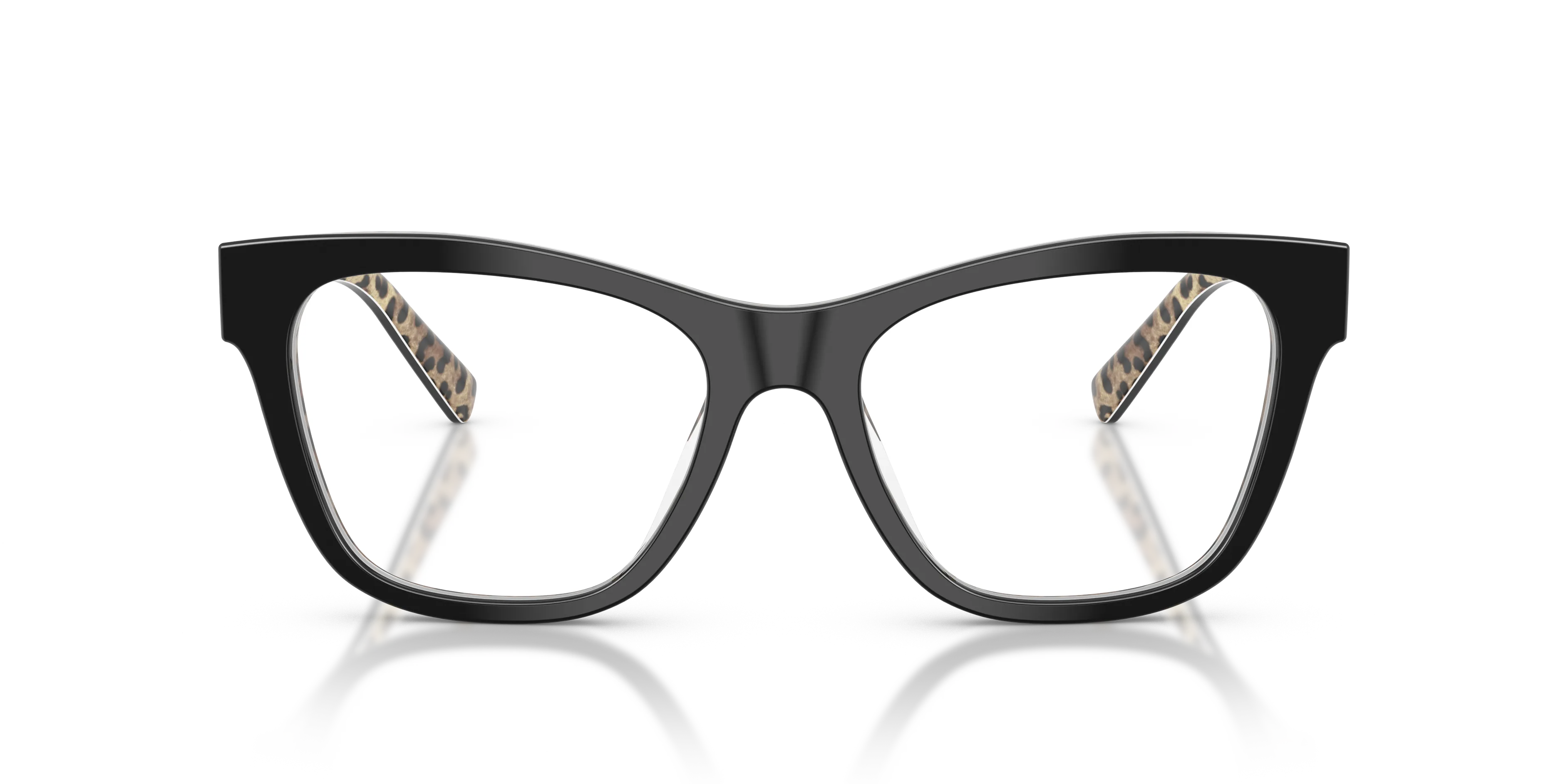 Dolce & Gabbana DG3430 3299 Montature da vista Acetato Nero Squadrata Normale - immagine 3