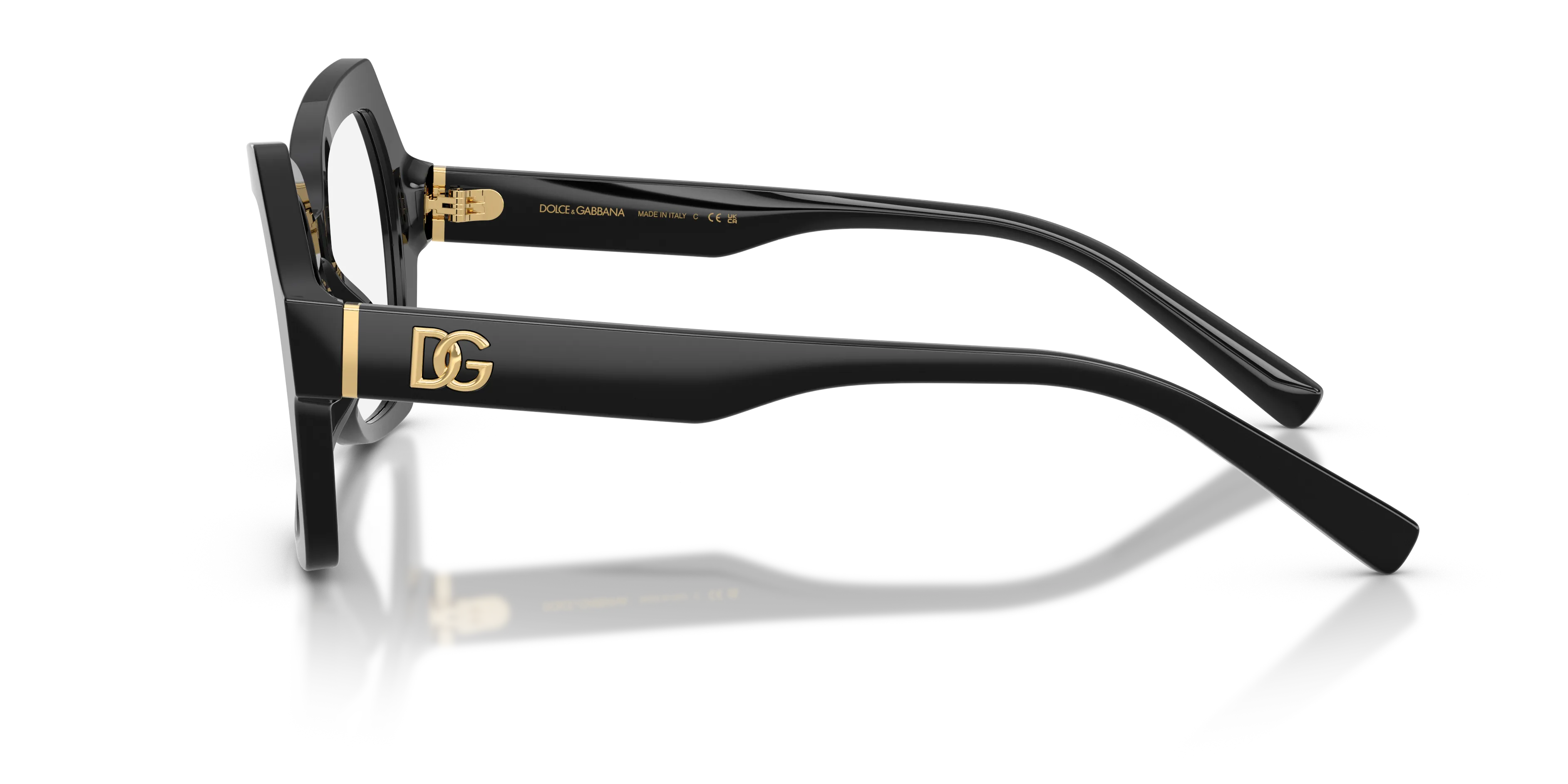 Dolce & Gabbana DG3429 501 Montature da vista Acetato Nero Farfalla Normale - immagine 4